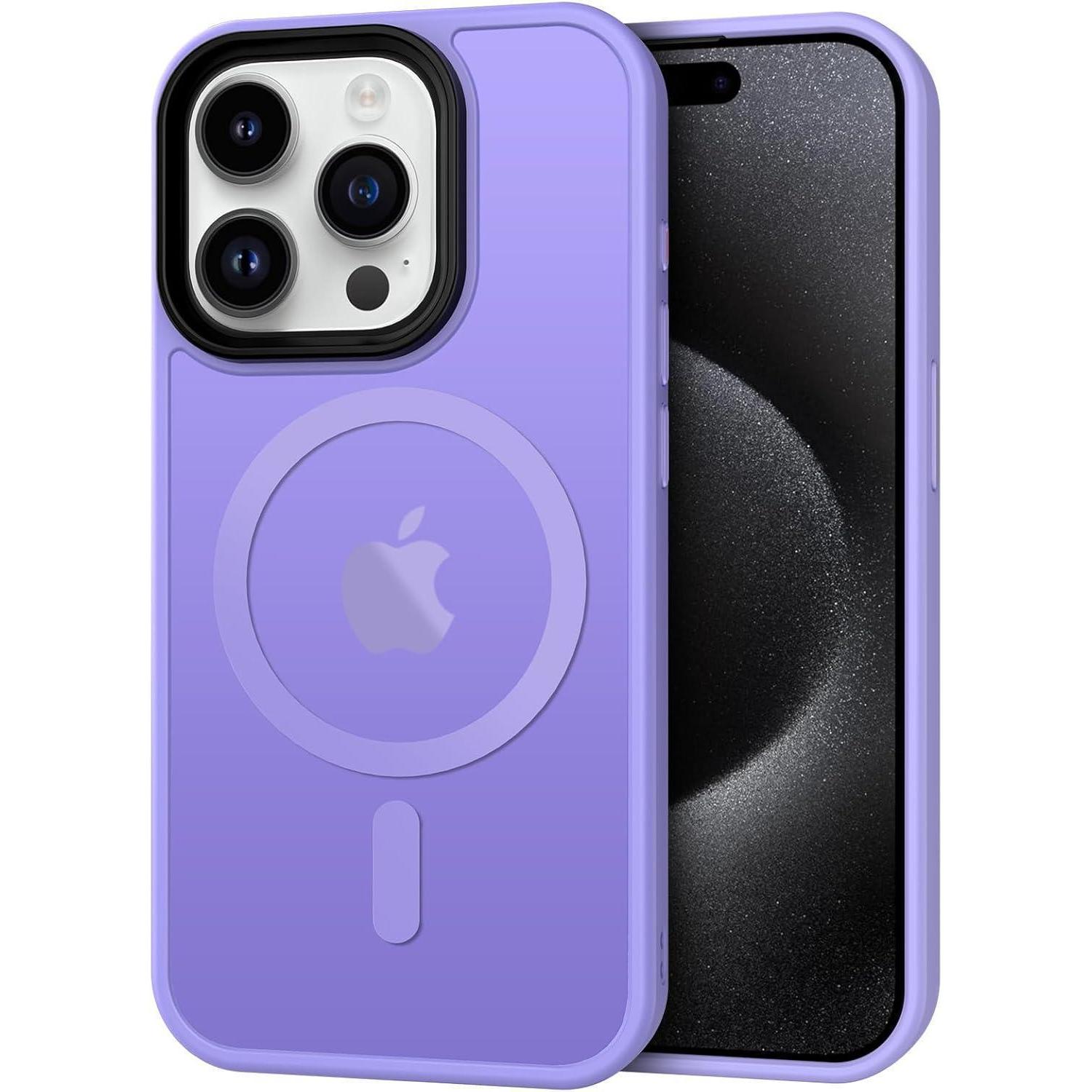 Hülle Iphone 15 Pro Magsafe Stoßfest Iphone 15 Pro Hell Violett