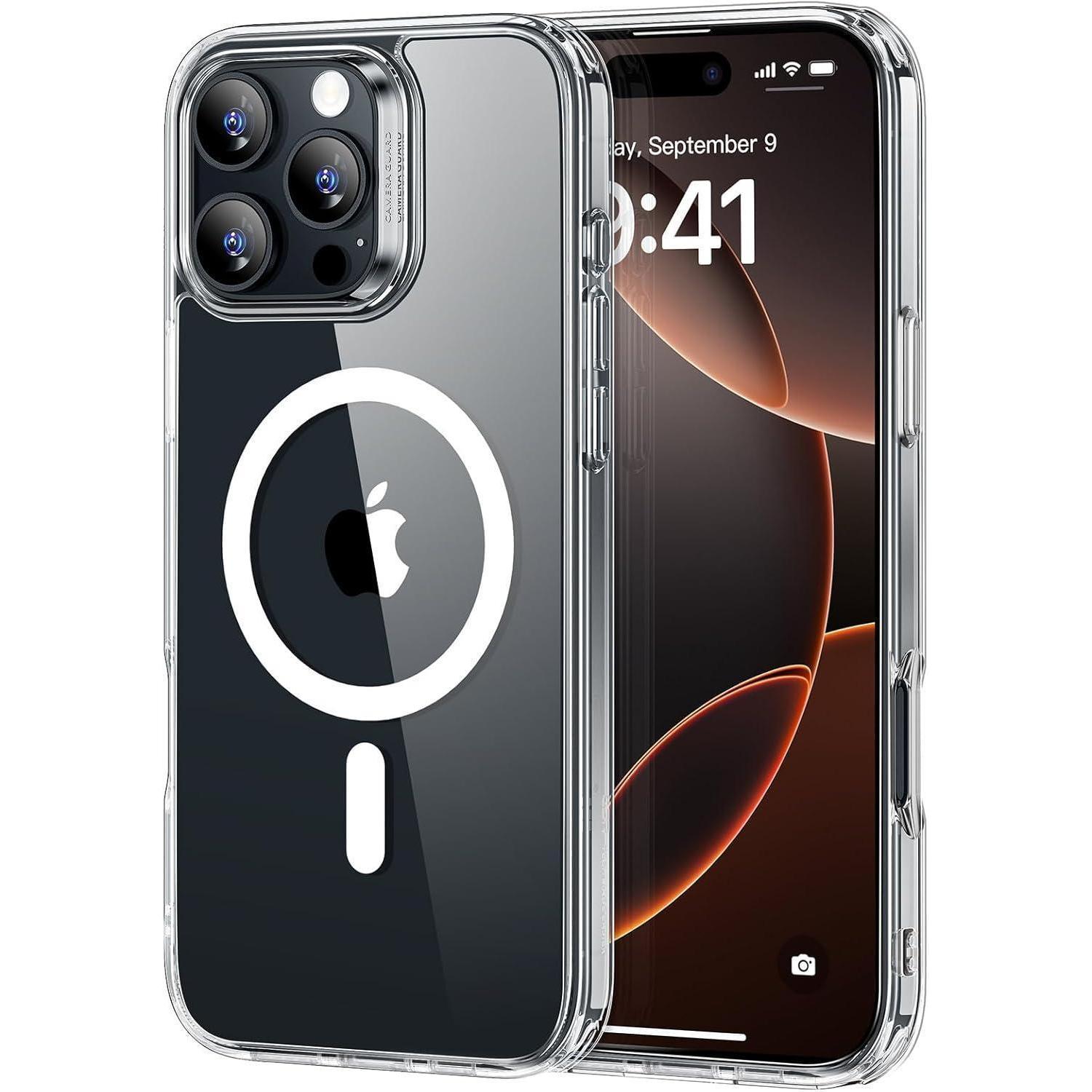 Hülle Iphone 16 Pro Magsafe Militärnorm Klar Iphone 16 Pro B-klar