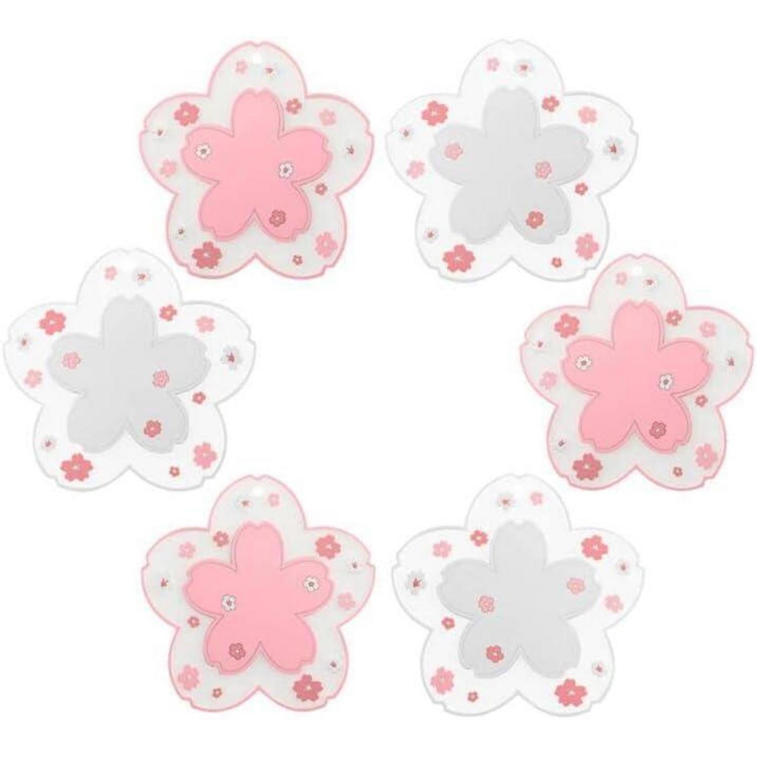 Kaffeematte Untersetzer Pvc Platzset Kirschblüten Tasse Tee Pink