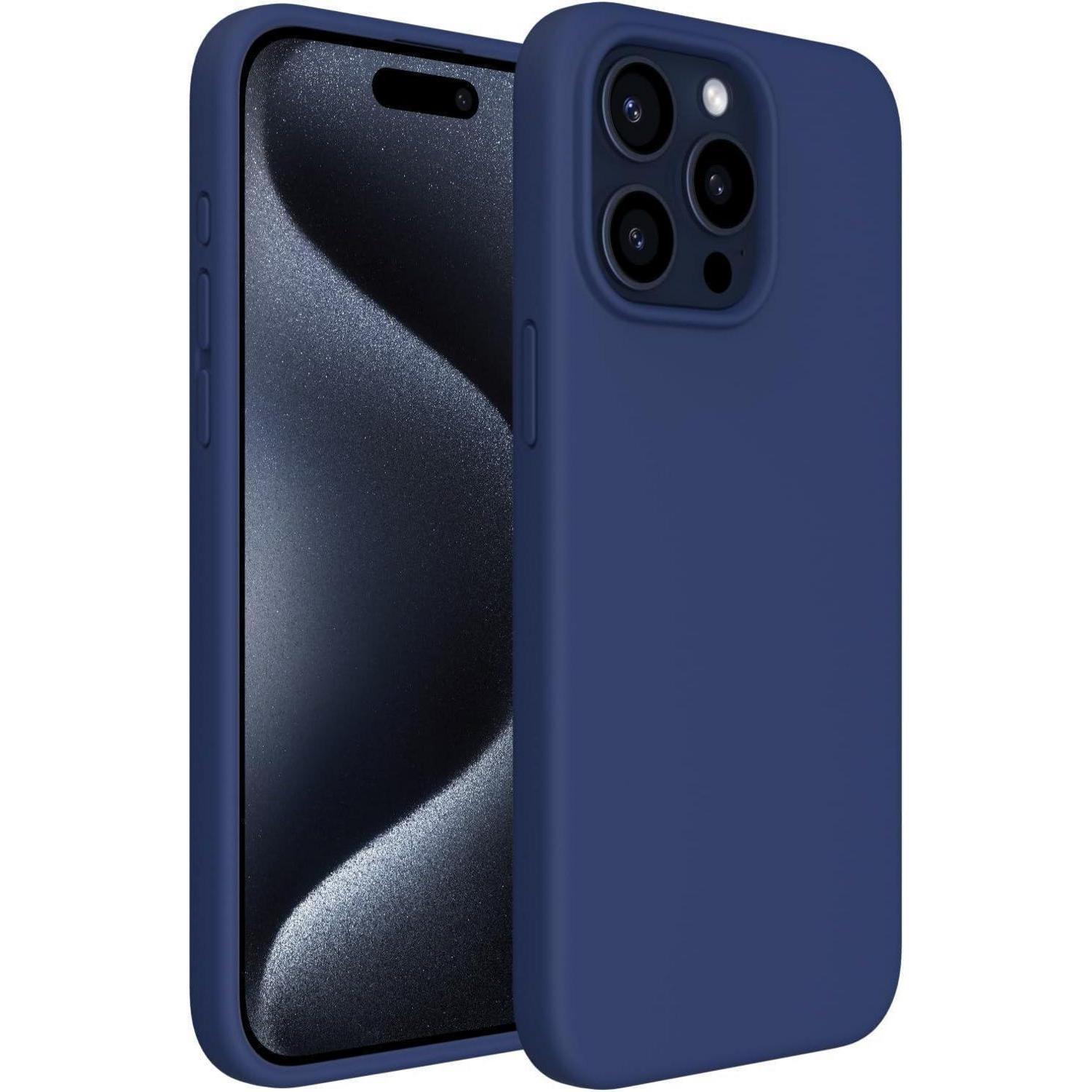 Acronix Iphone 15 Pro Max Hülle Cover Soft Microfaser Tuch Stoßfest Kratzfest