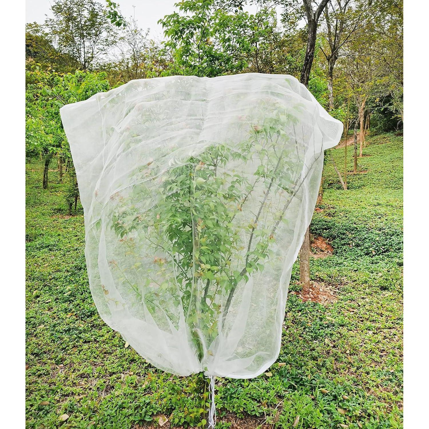 Lincocle 1.8m X 1.8m Insektenschutznetz Garten Obstbäume Mit Reißverschluss