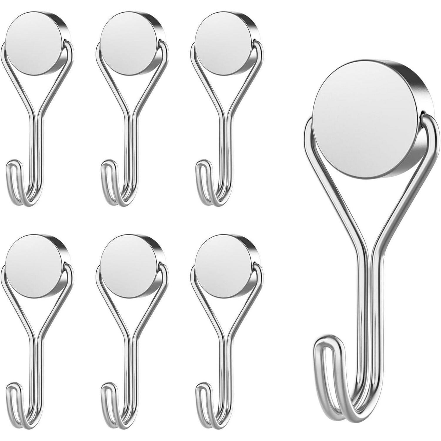 Magnethaken Küche Kühlschrank Büro 6 Stück 16g Silber Einzelhaken