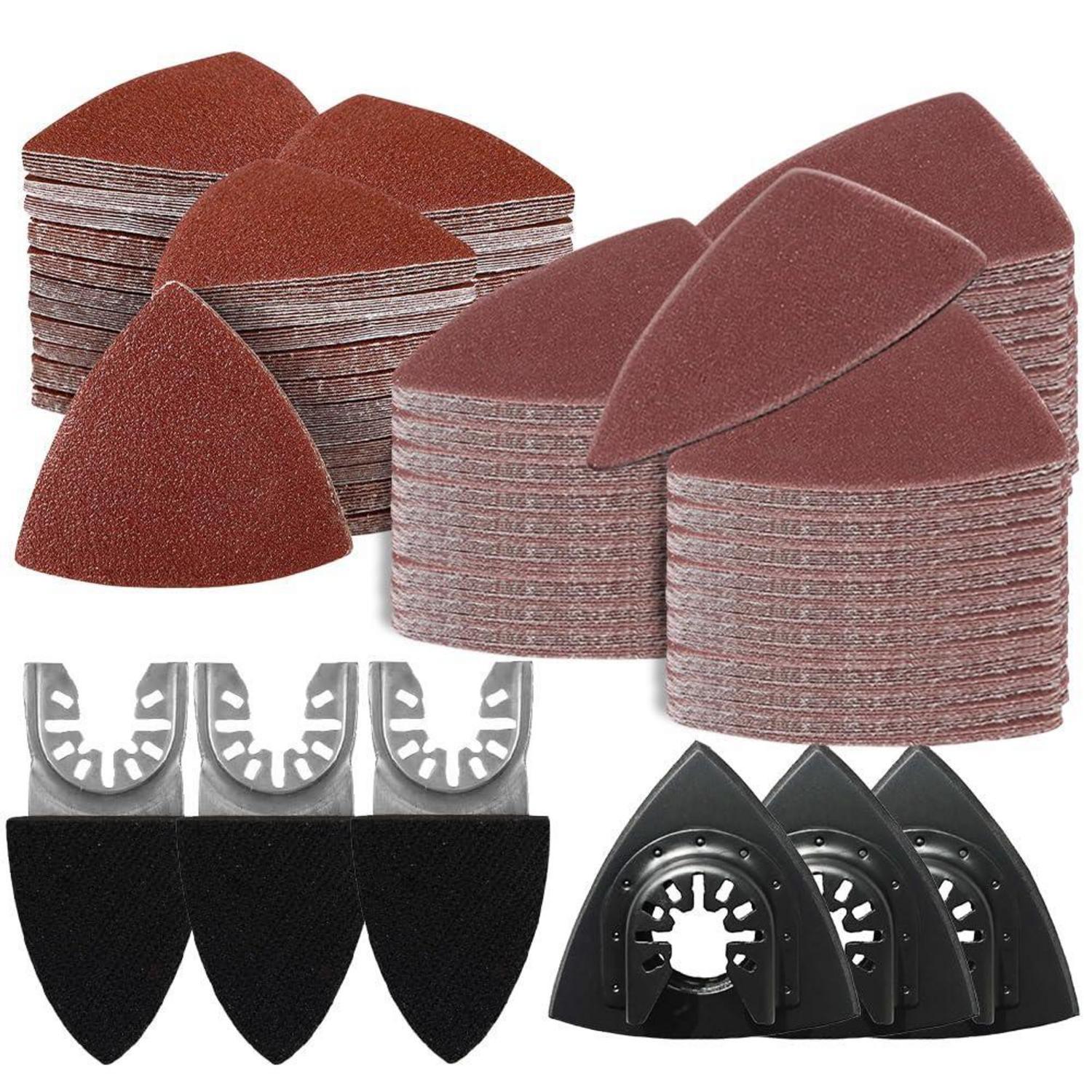 Schleifplatte Multitool Delta Schleifer 156pcs Detail Sanding Pads