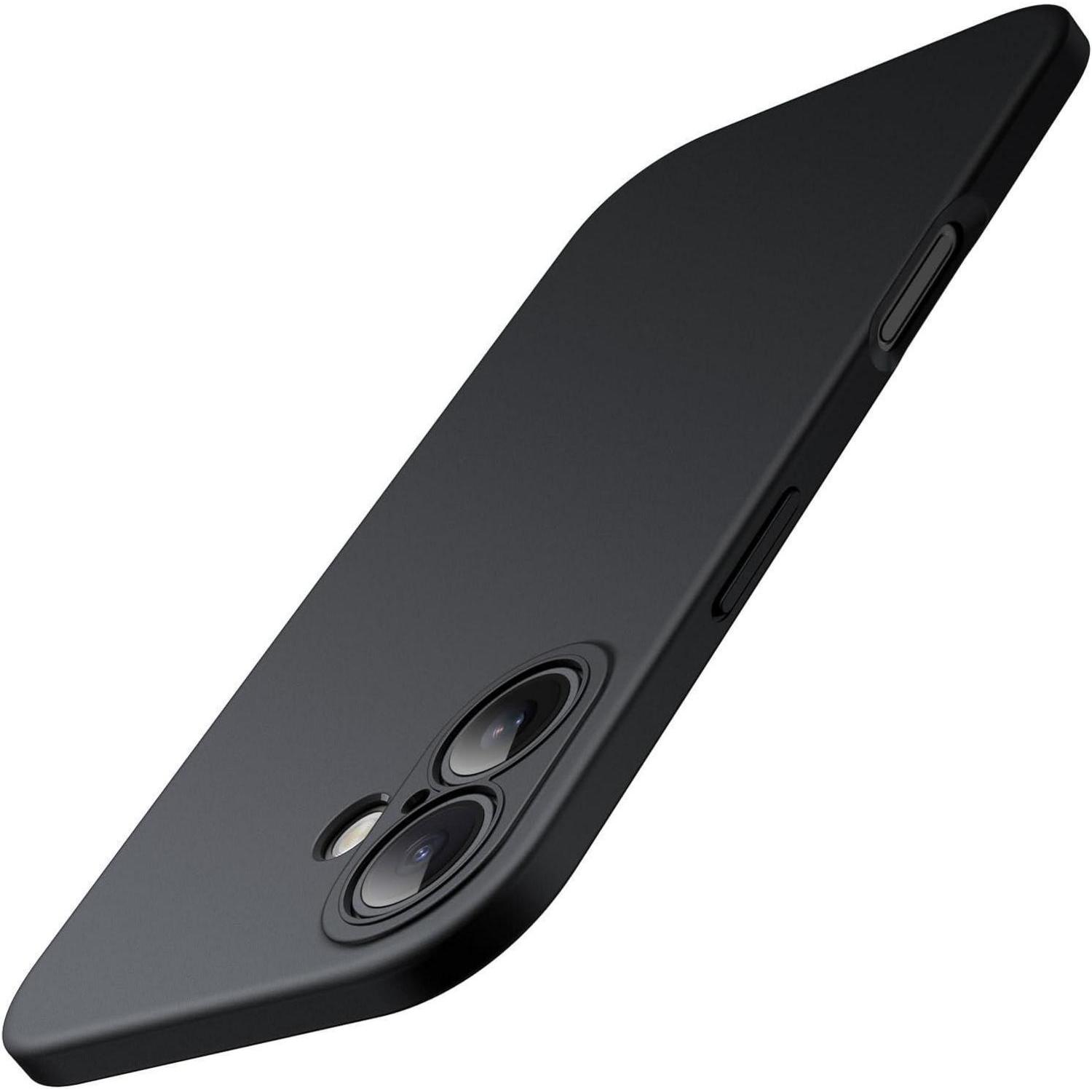 Schutzhülle Iphone17 Tpu Dünn Kameraschutz Stoßfest Schwarz