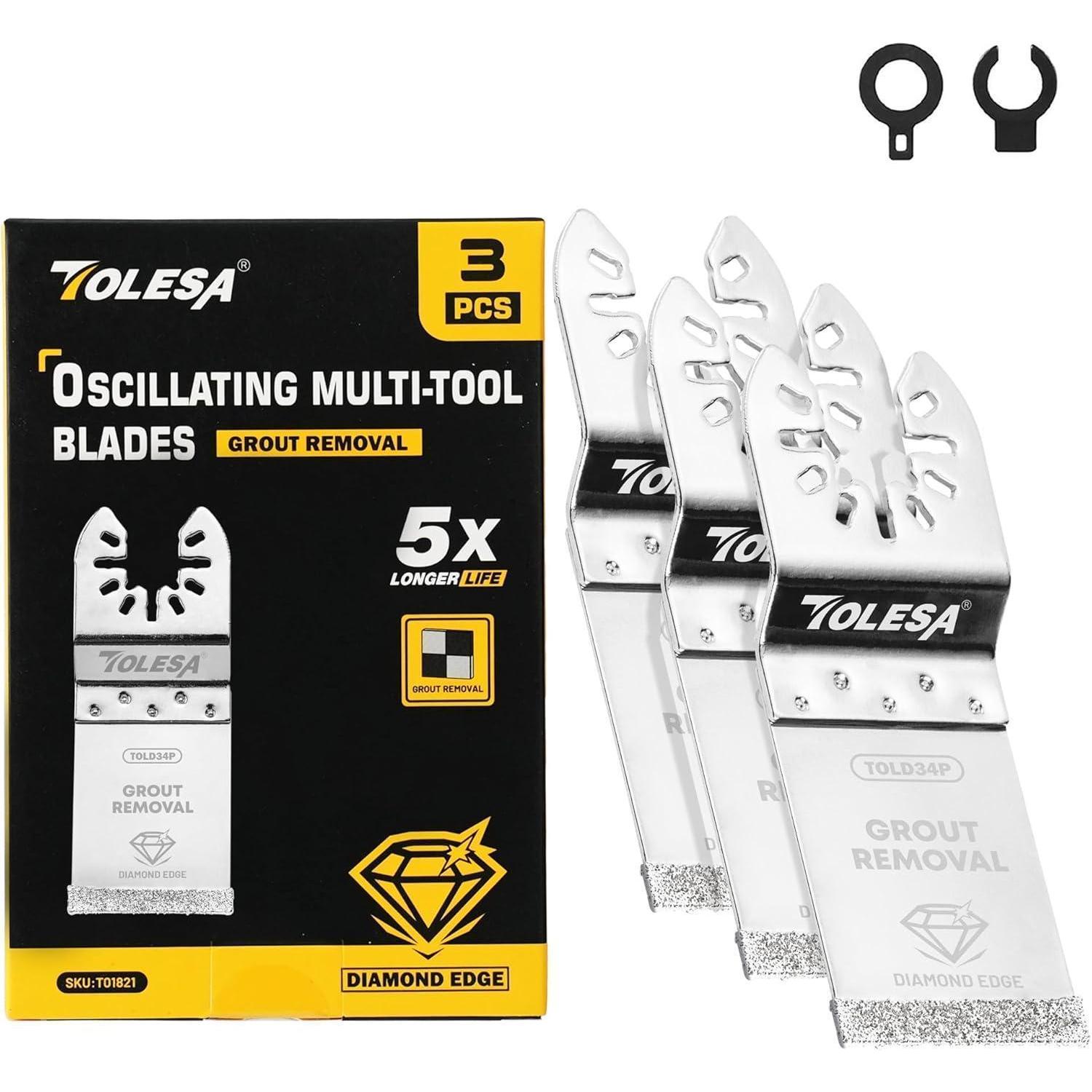 Sägeblätter Multitool Oszillierend Diamant 3er-pack Bündiger Schnitt