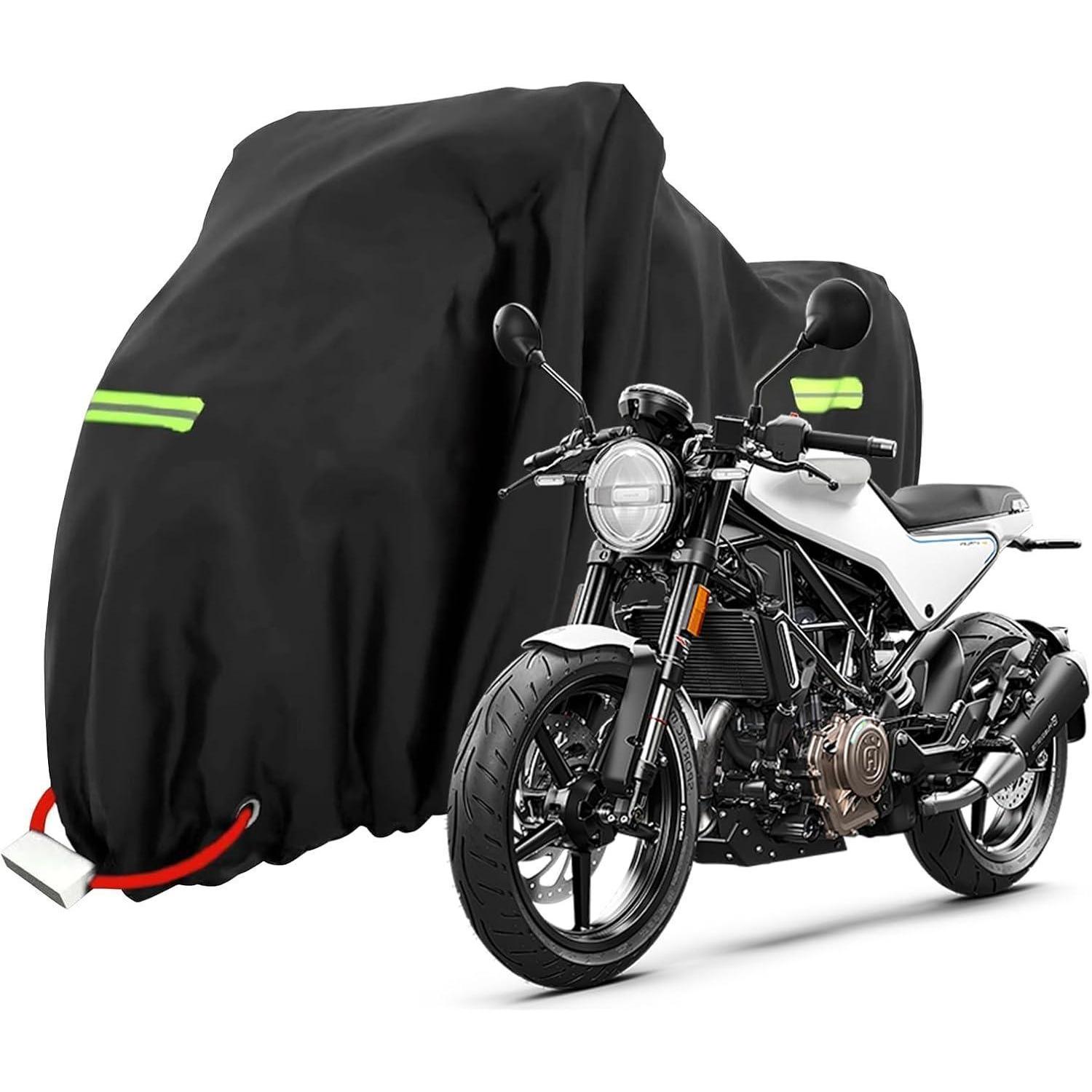 Xxxl Motorradabdeckplane Wasserdicht Outdoor Schutzhülle 245x105x125cm