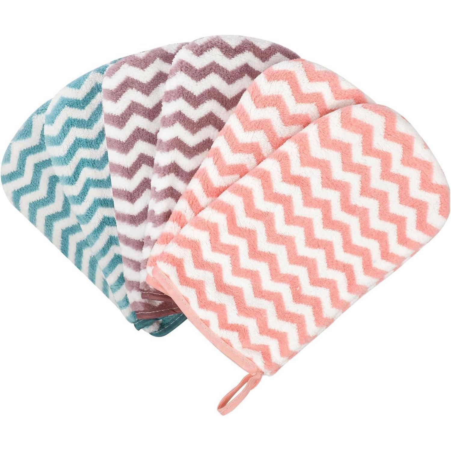 6er Pack Waschlappen Set Frottee Korallenfleece 20x13cm Für Gesicht Körper