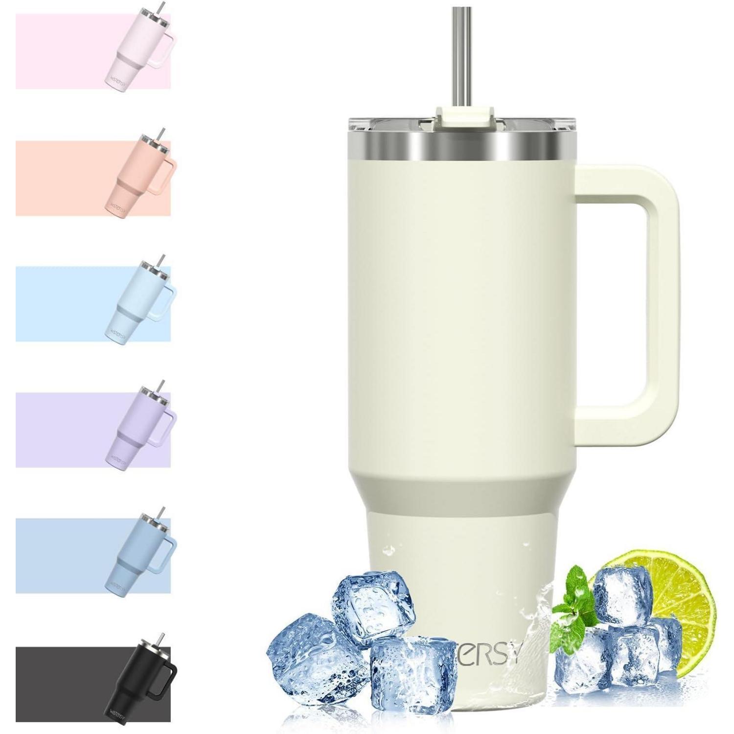 40oz Kaffeebecher Thermobecher Edelstahl Vakuum Auslaufsicher Trinkbecher Mit
