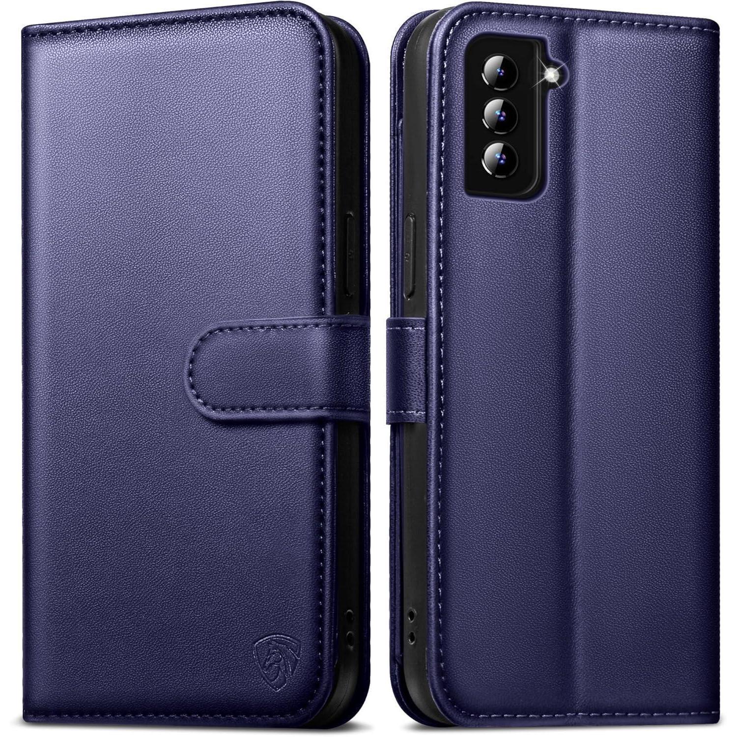 Samsung Galaxy S21 Hülle Wallet Premium Leder Klappbar 5g Flip Case Magnet