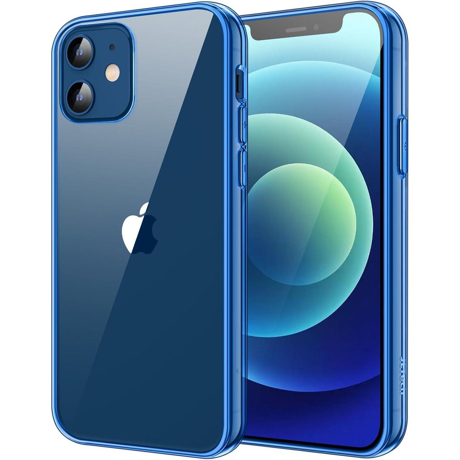 Handyhülle Iphone 12 Mini Stoßfest Klar Anti Kratz Blau