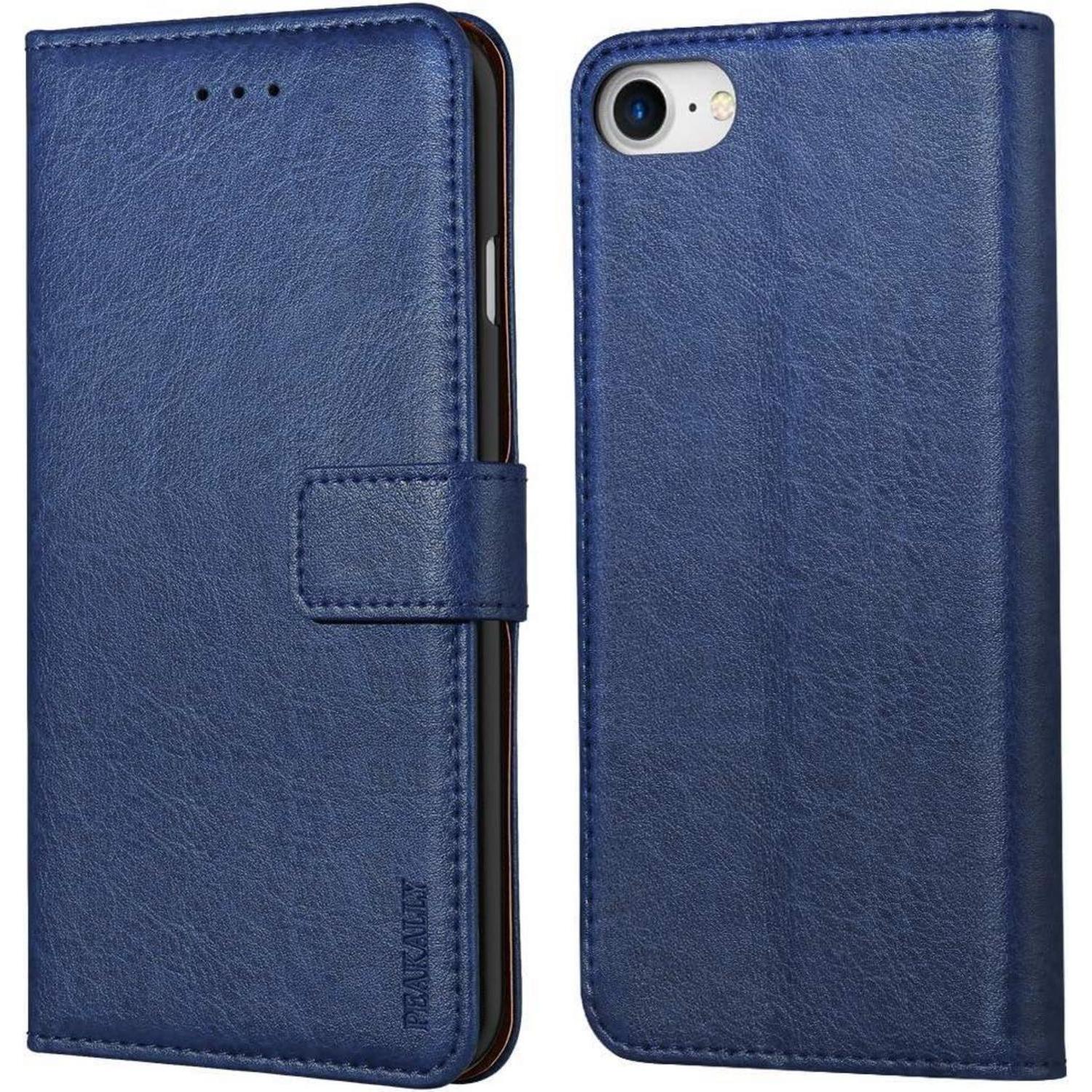 Handyhülle Iphone Se 2022 Premium Leder Flip Case Mit Kartenfächer
