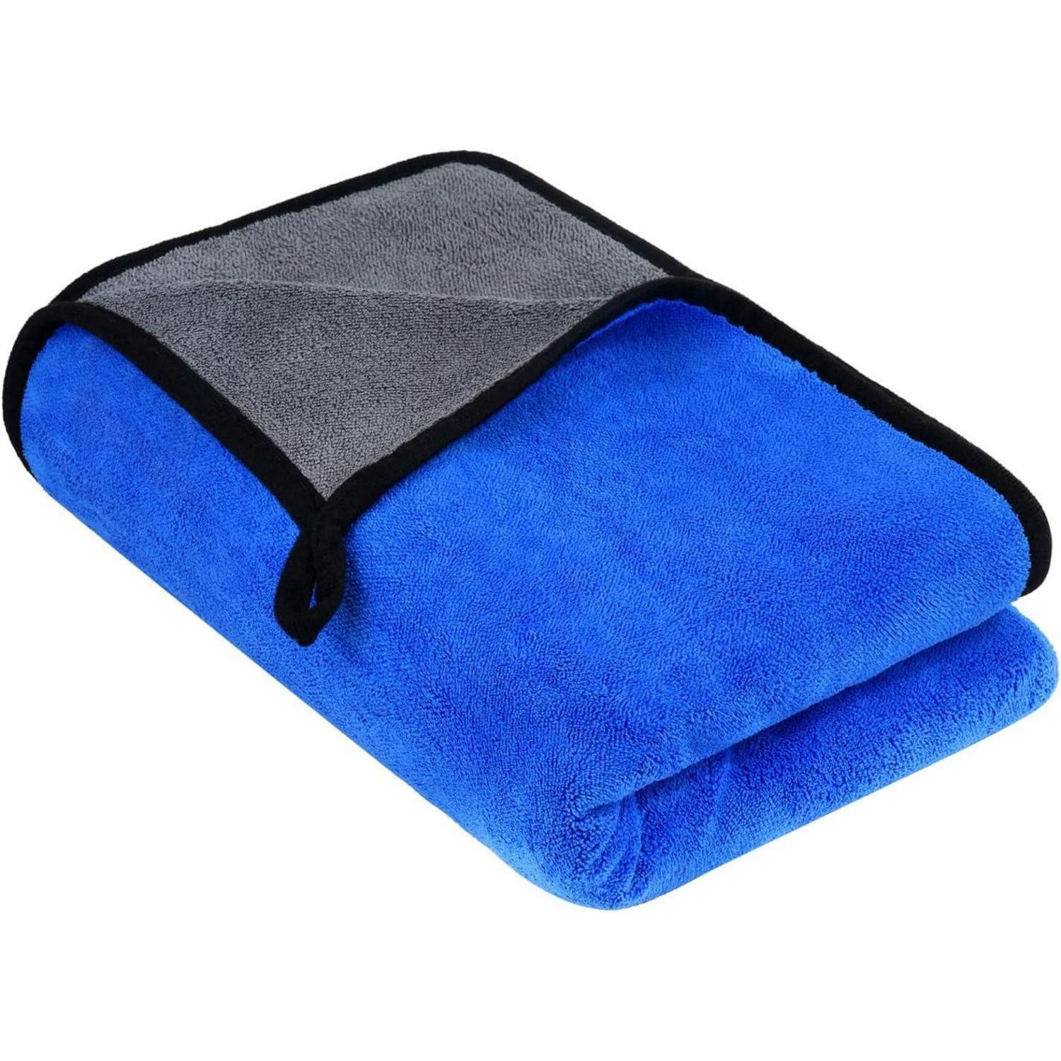 Mikrofasertuch 90x60cm Blau-1 St&xfccke-60x90cm 1 St&xfcck-60x90cm
