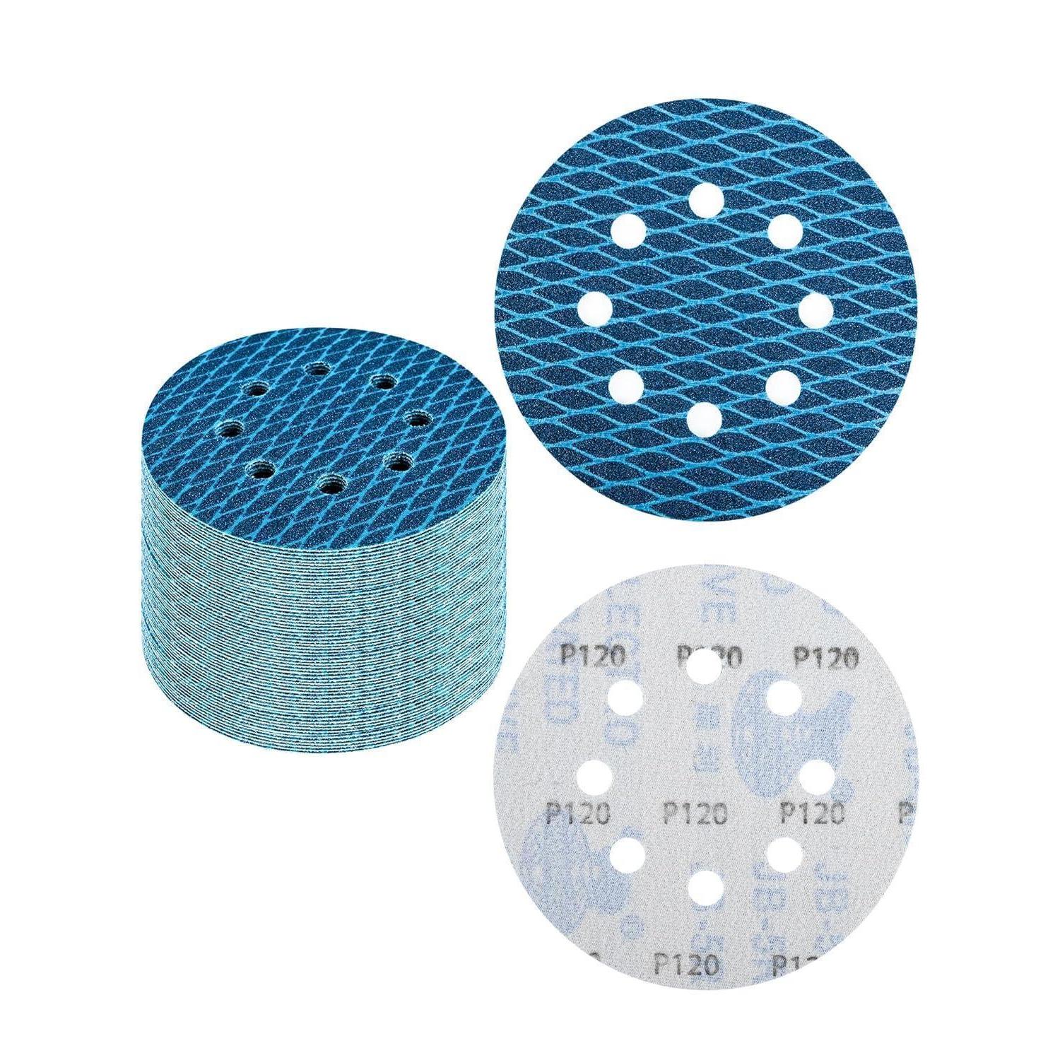 Schleifpads 125mm Diamant Form 32er Klett Exzenter 8 Loch 120 Körnung
