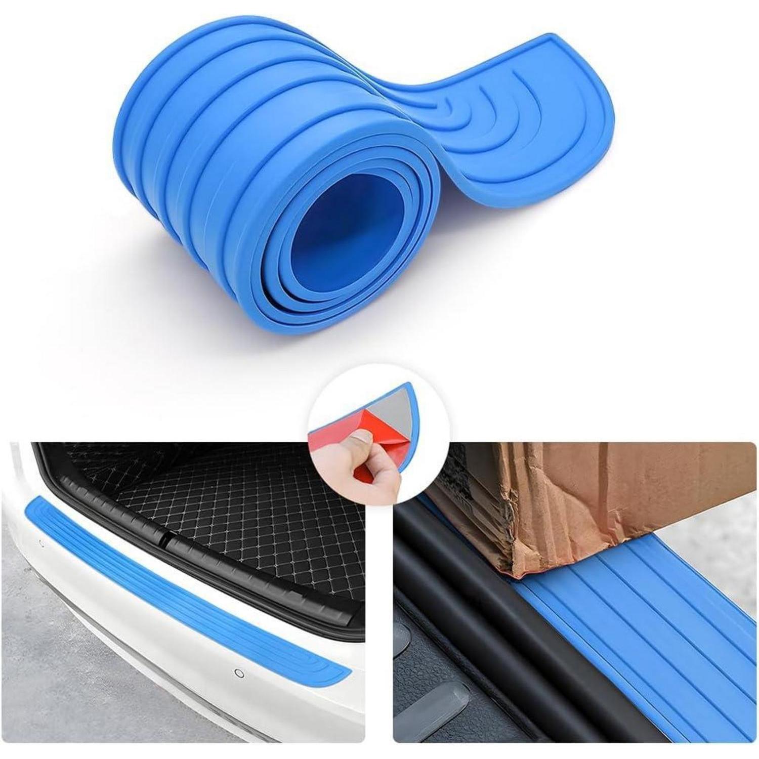 Stoßstangenschutz Gummi Schwellerschutz Kofferraum Suvs Blau 101x8.5cm