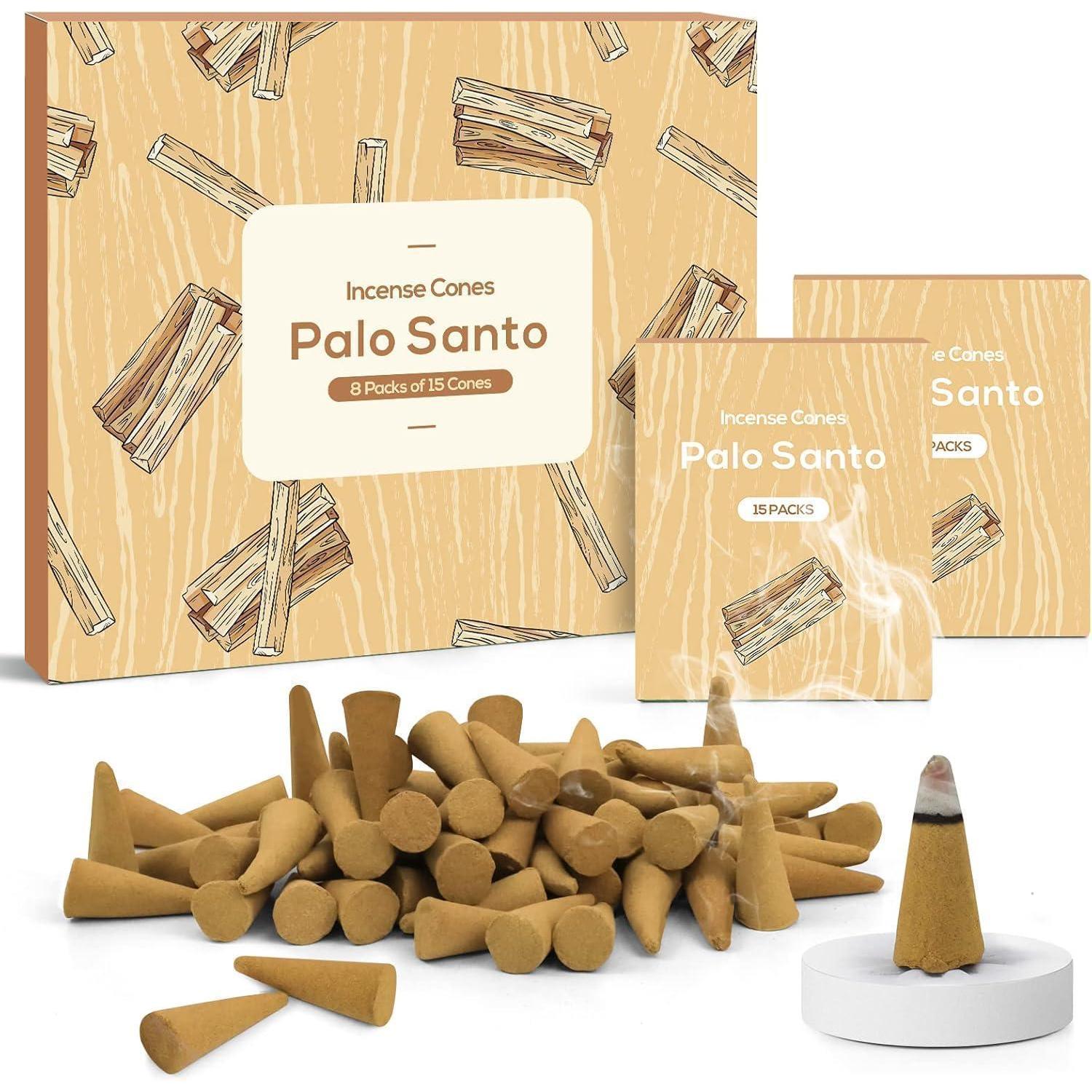 Räucherkegel Palo Santo 120st Geschenkset Duft Räucherkegel Sinnes Geschenkbox