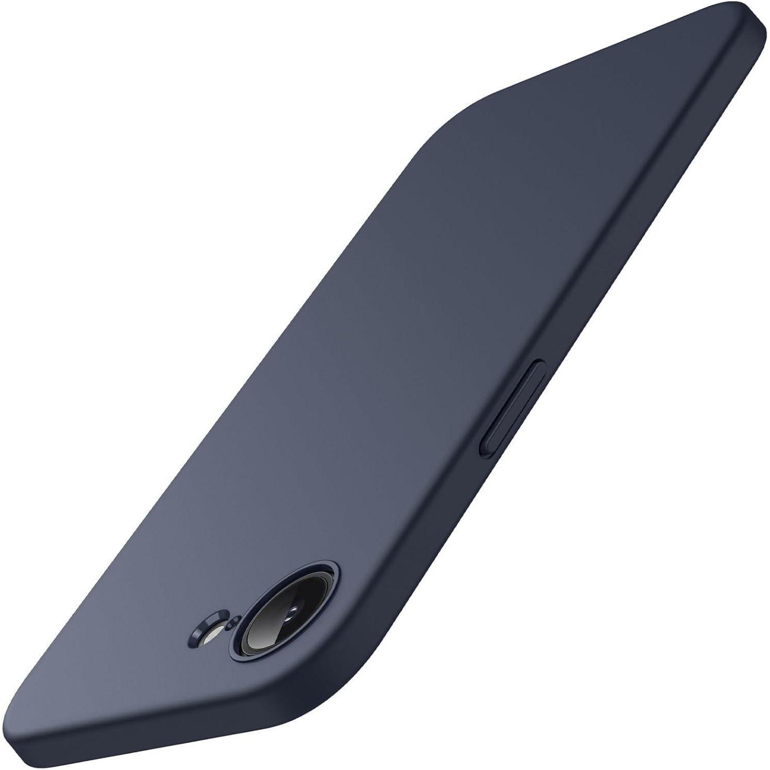 Hülle Tpu Slim 6 1 Zoll Kameraschutz Matt Iphone 16e Dunkelblau