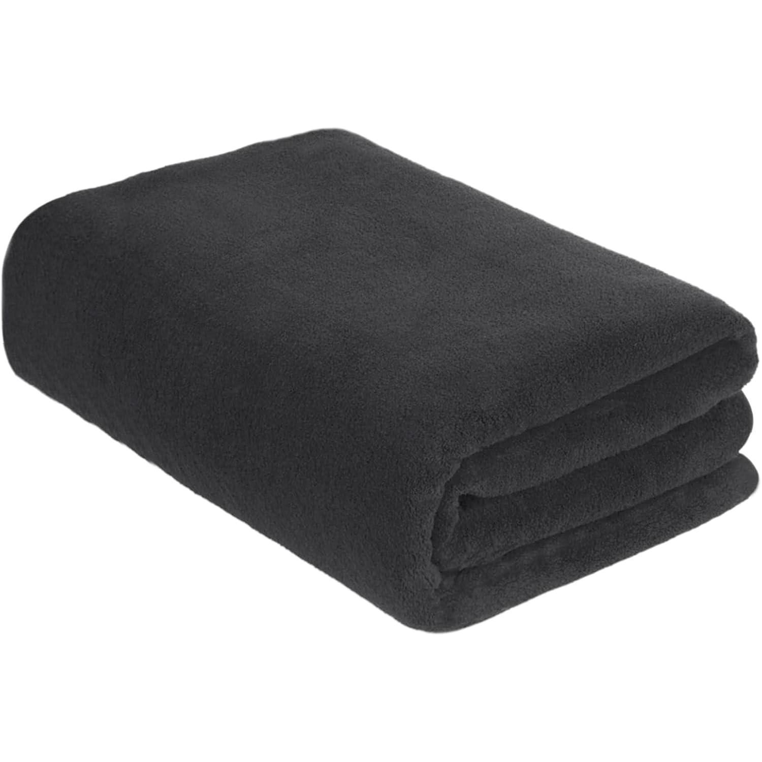 Xxl Mikrofaser Badetuch 100x200cm Dunkelgrau Saugstark Fusselfrei Strandtuch