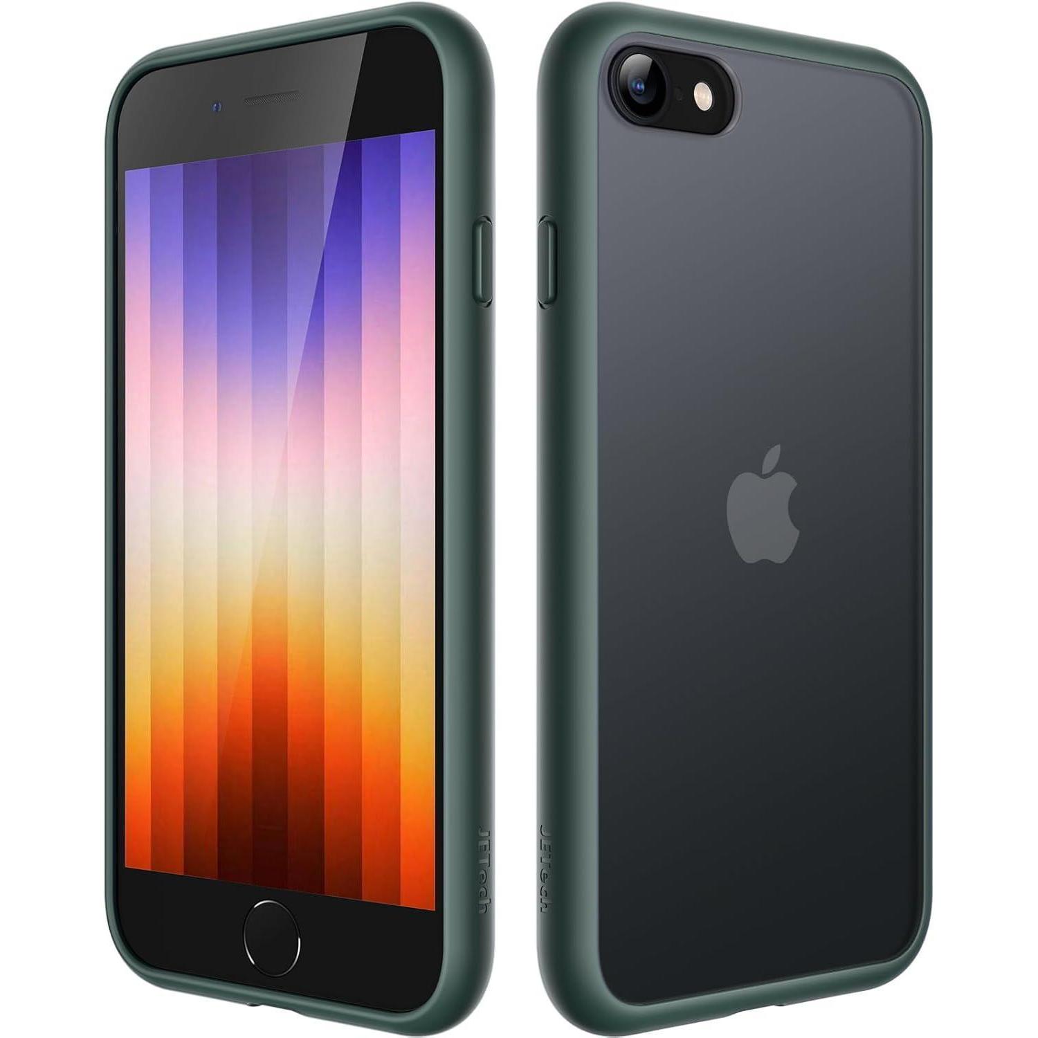 Handyhülle Iphone Se3 Se2 8 7 Stoßfest Antifingerabdruck Dunkelgrün