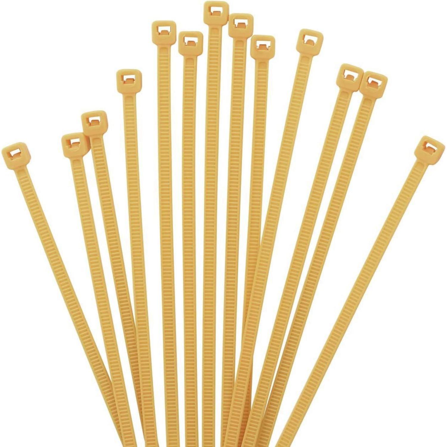 Kabelbinder 1000 Stück Gold 150mm 2,5mm 8,1kg 150 Mm X 2.5 Mm Gold