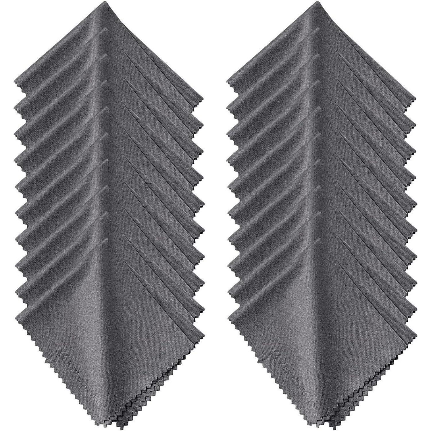 Mikrofaser Reinigungstuch Set 20 Stück 15x18cm Für Kamera Objektiv Filter Brille