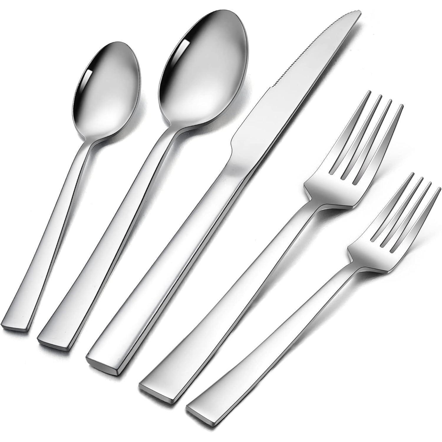 Herogo 20-teilig Edelstahl Besteckset Für 4 Personen Silber Poliert