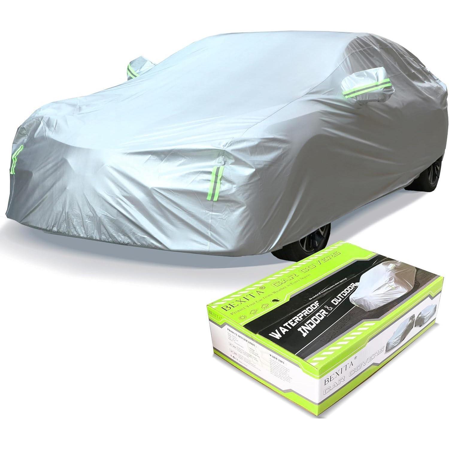 Vollgarage Autoabdeckung Wasserdicht Allwetterschutz Limousinen 510cm Xl