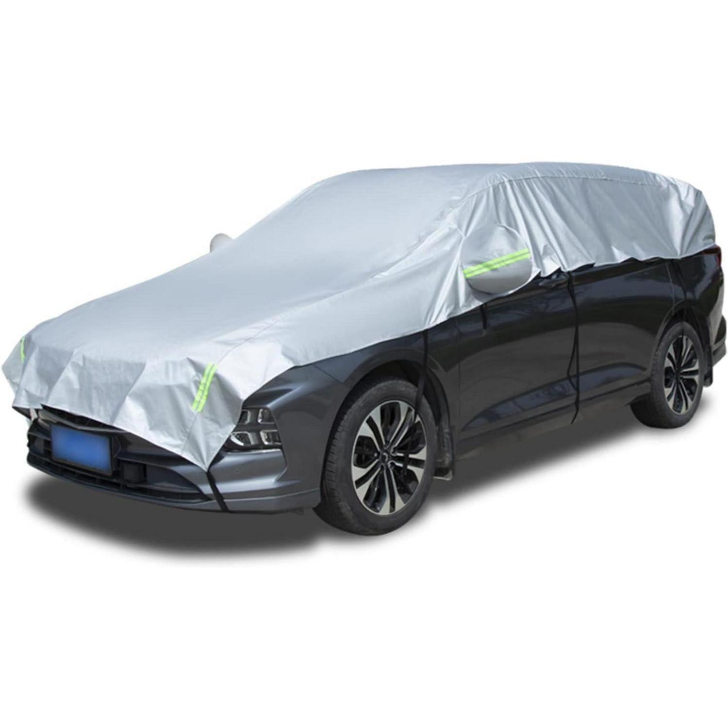 Halbe Autoabdeckung Windschutzscheibe Winter Suv Schutzplan Für Allwetter