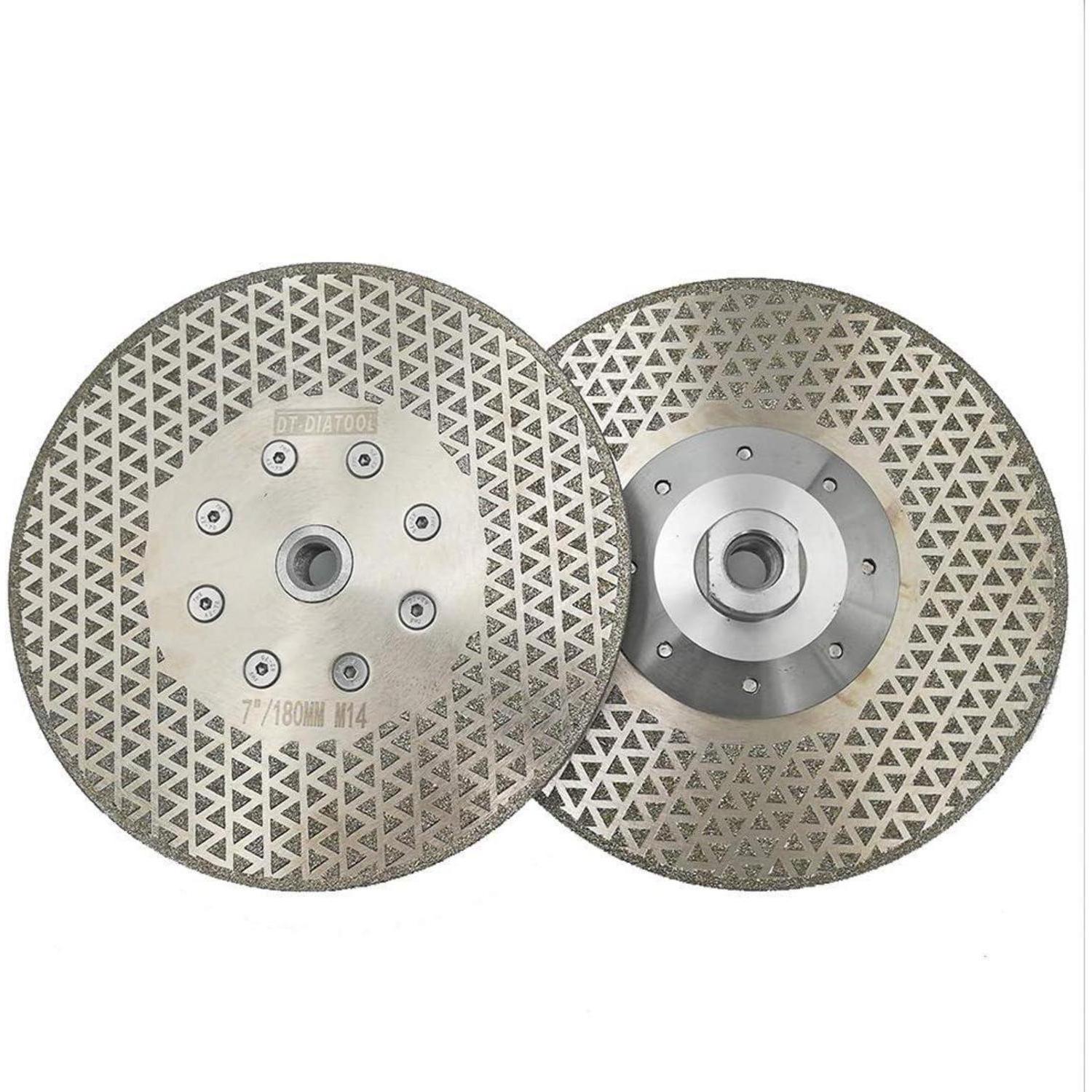 Diamantscheibe Trennscheibe M14 Fliesen Keramik Granit 2 180mm