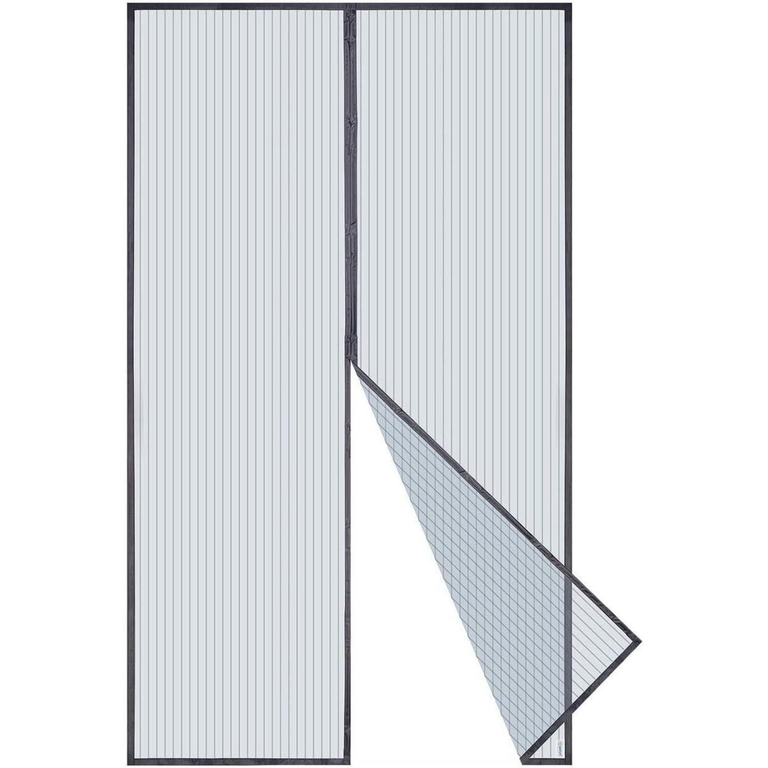 Fliegengitter Magnet Insektenschutz Tür 140x240 140x240 Cm Grau