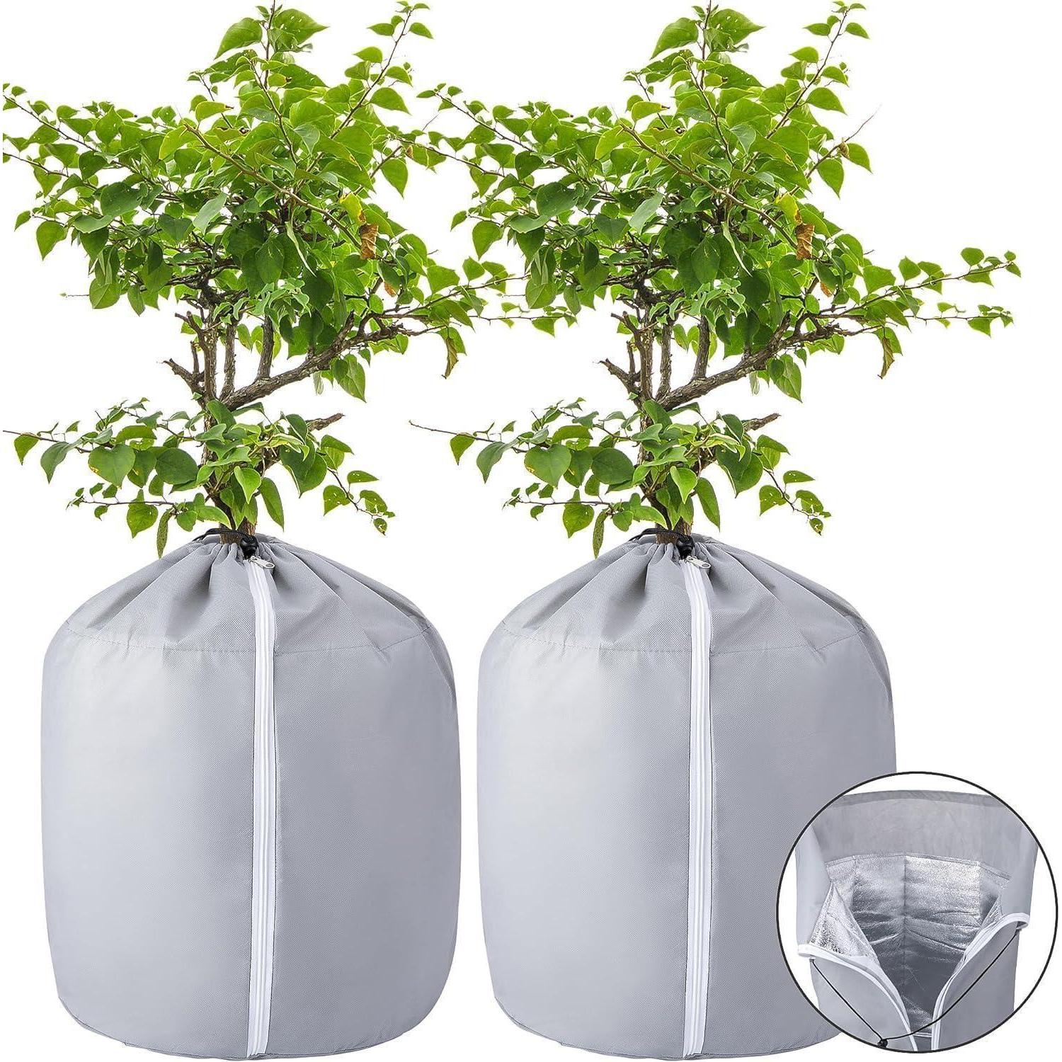 2er Set Gionar Thermo Topfschutz 50x45cm Winter Schutz Für Pflanzen