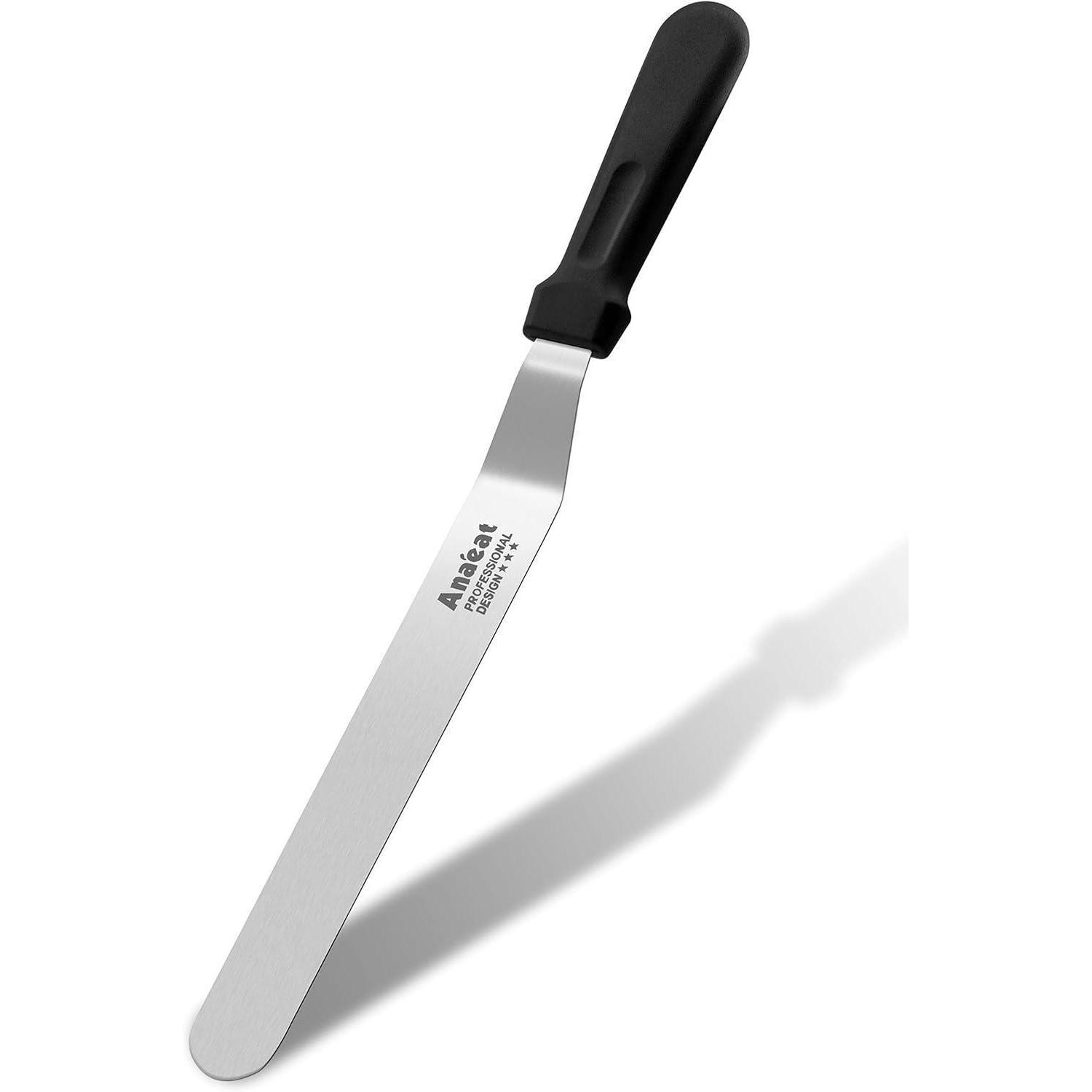 Glasurspatel Zuckergussmesser Edelstahlklinge Kuchen 30 Cm