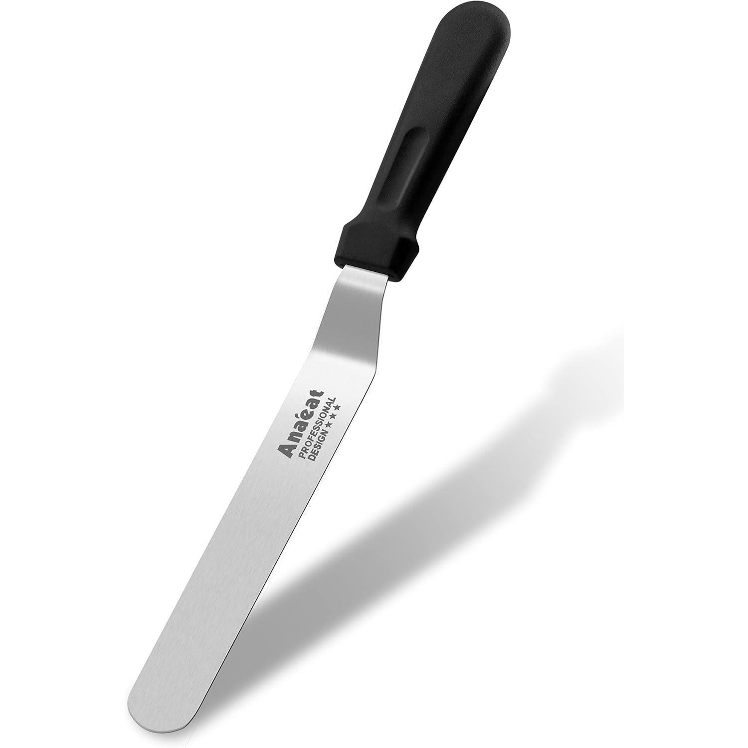 Glasurspatel Zuckergussmesser Edelstahlklinge Gebäck 20 Cm