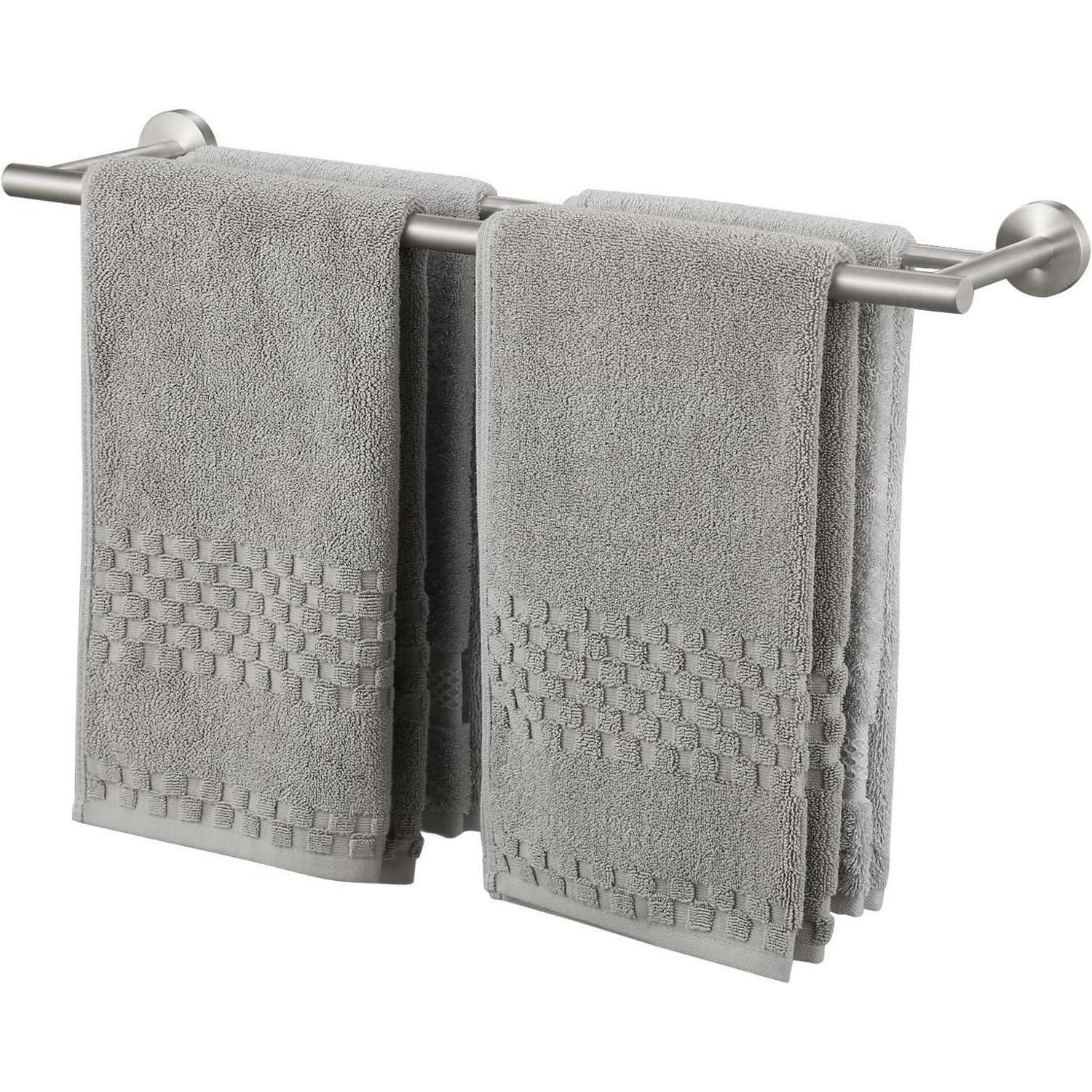 Handtuchhalter Doppel Edelstahl Sus304 Wandmontage 60 Cm Gebürstet