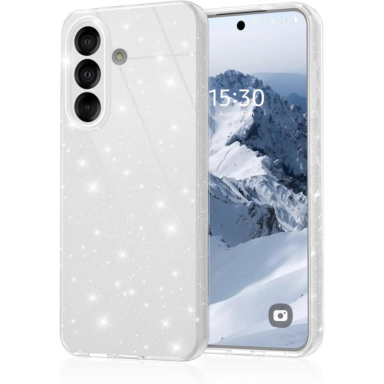 Handyhülle Galaxy A36 5g Tpu Glitzer Samsung Galaxy A36 5g Silbrig