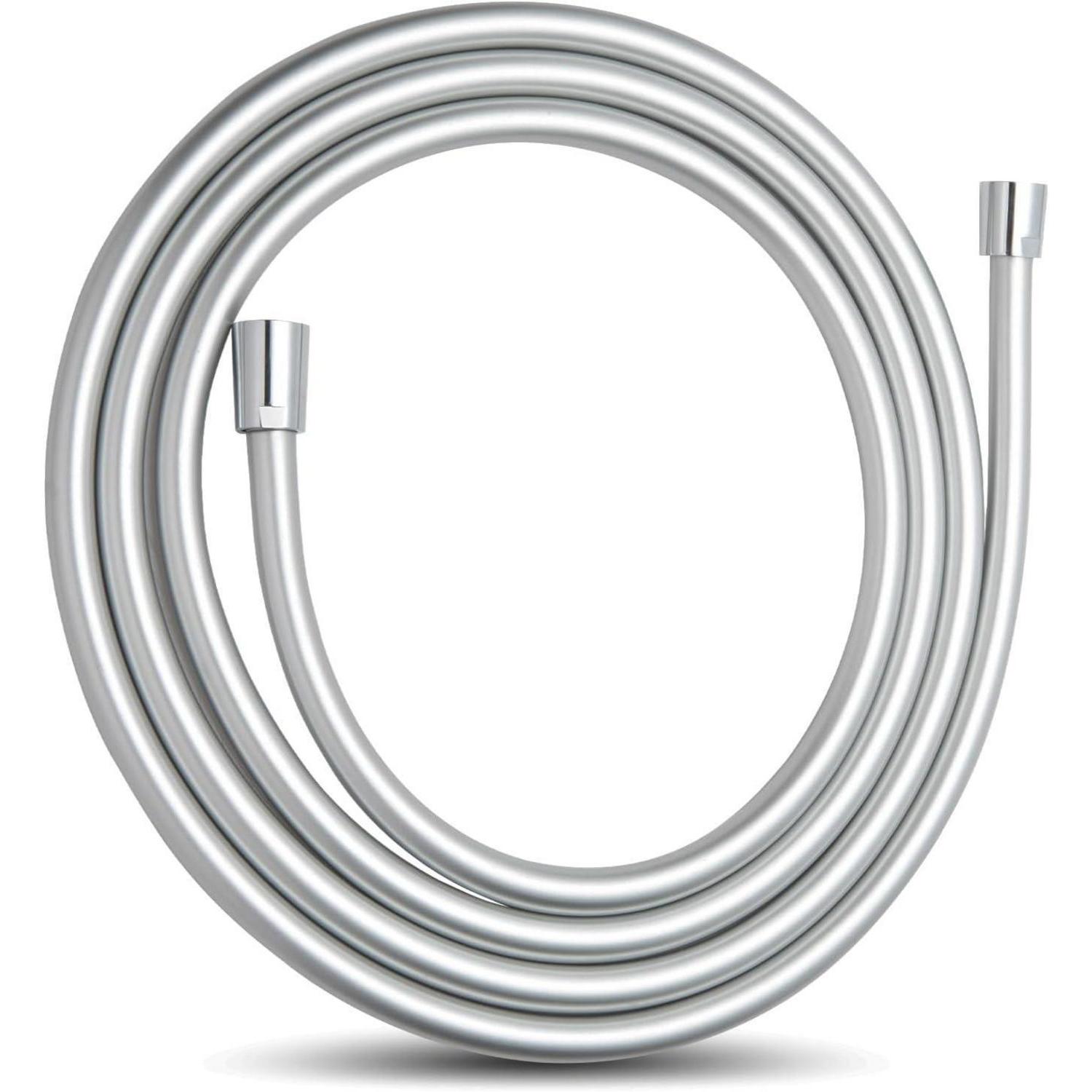 Offo Brauseschlauch Duschschlauch 3m Pvc Hochdruck Silber