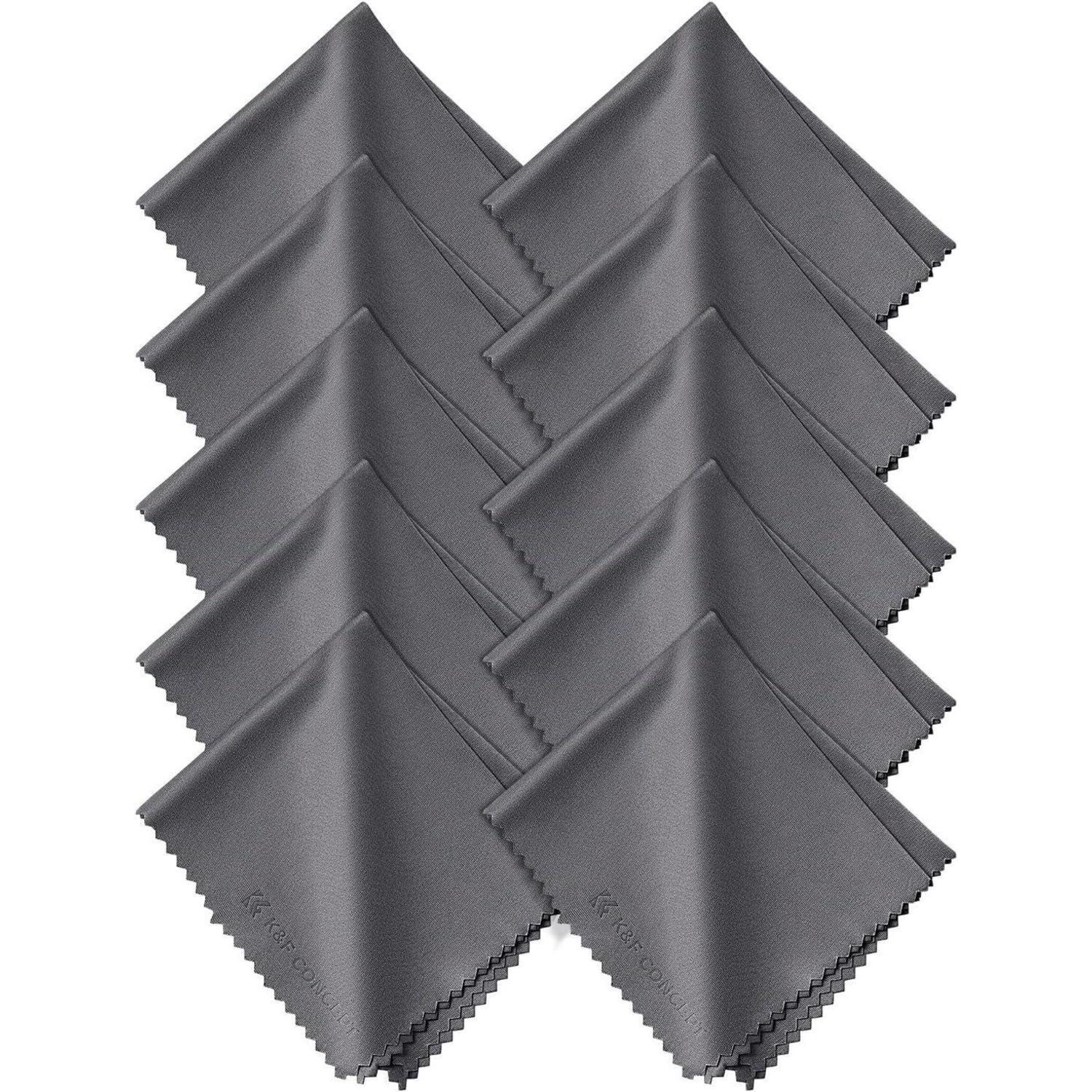 10-teiliges Mikrofaser Reinigungstuch Set 15x18cm Für Kamera Objektiv Brille