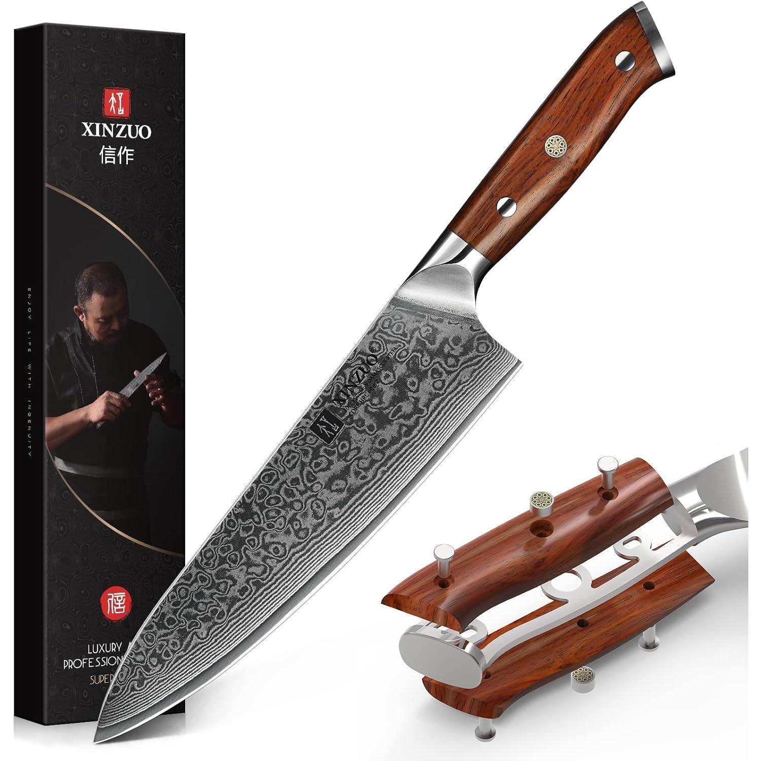 21cm Damaskus Chefmesser 67 Schichten Kochmesser Fleisch Fisch Gemüse Gyuto