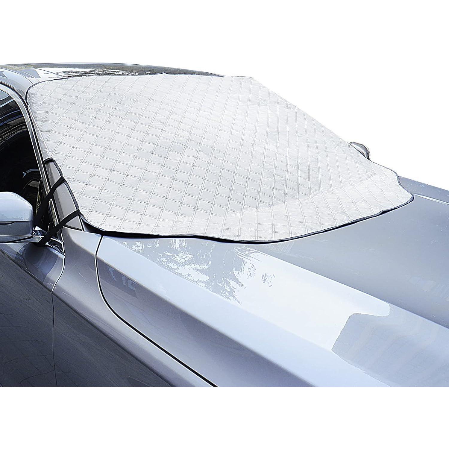 Win.max Frontscheibenabdeckung Auto Faltbar Sonnenschutz Winter 3 Magnetische