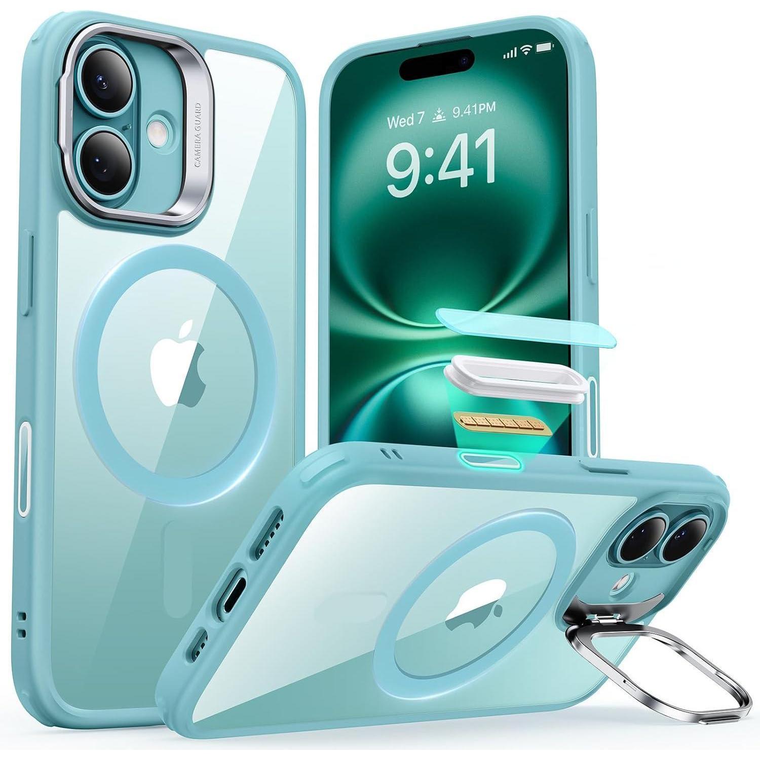 Handyhülle Iphone 16 Magsafe Iphone 16 Klares Grün Kamerasteuerung