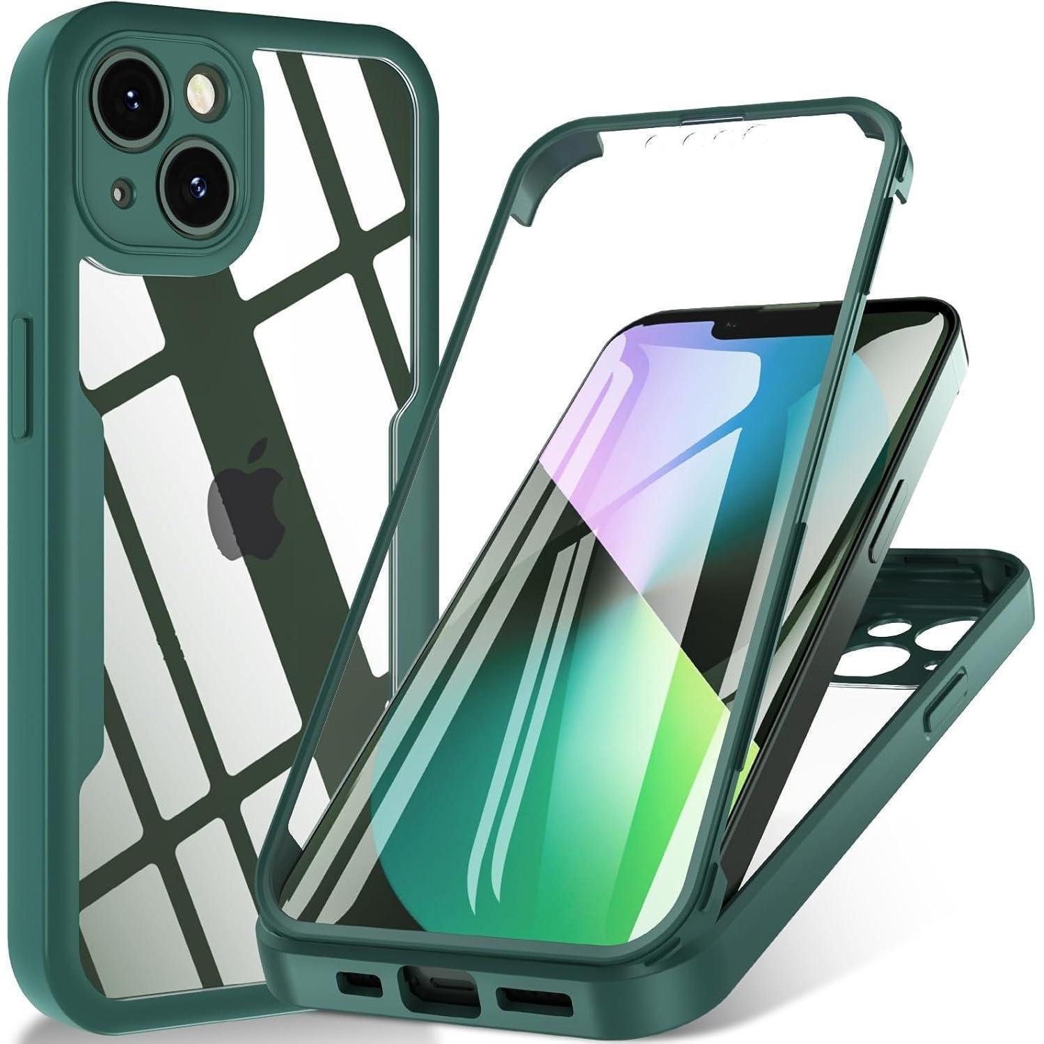 Hülle 6 1 Zoll Stoßfest Kratzfest Bumper Case Iphone 13 Iphone 13-grün