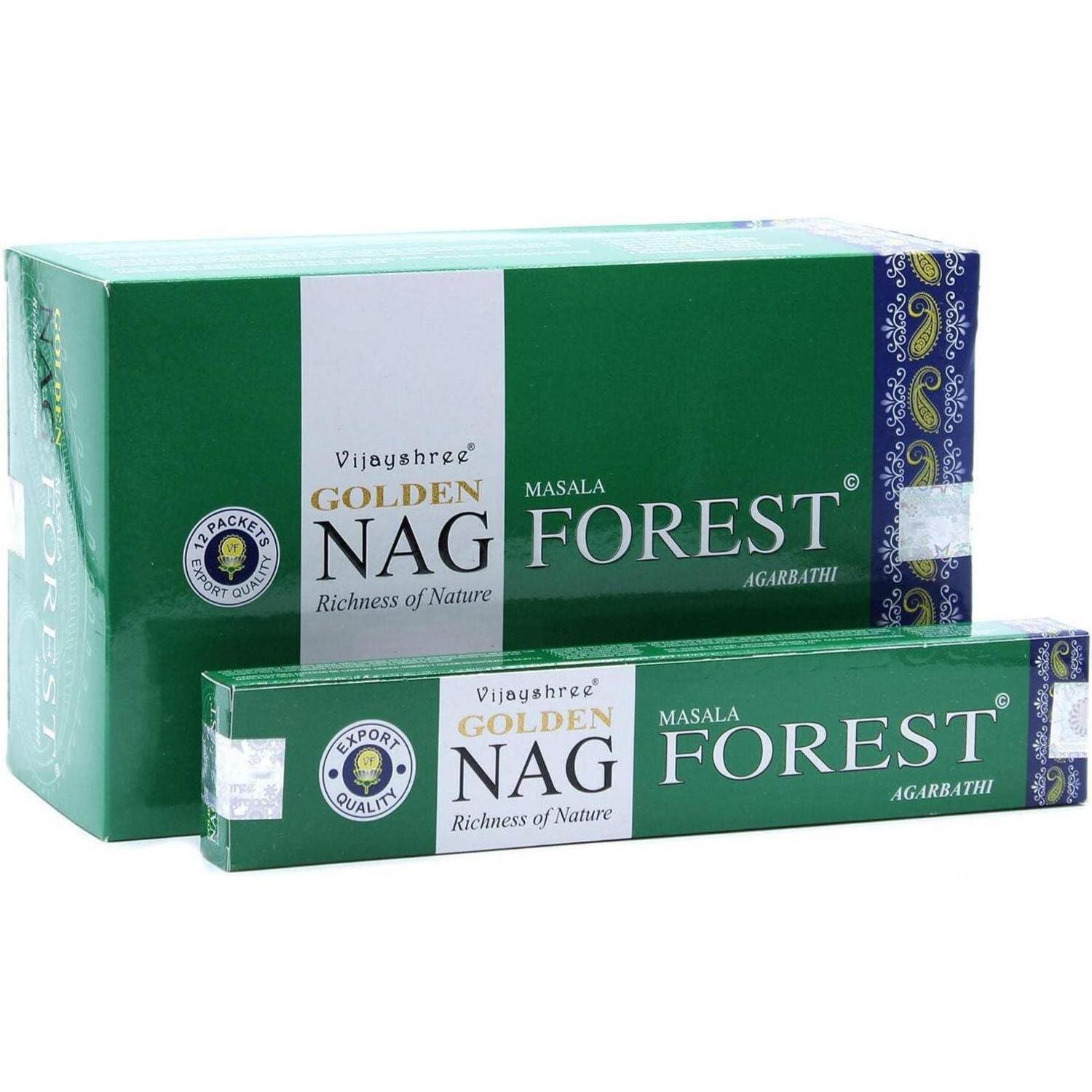 Räucherstäbchen Golden Nag Forest 15g Incense Weihrauch 1 Packung