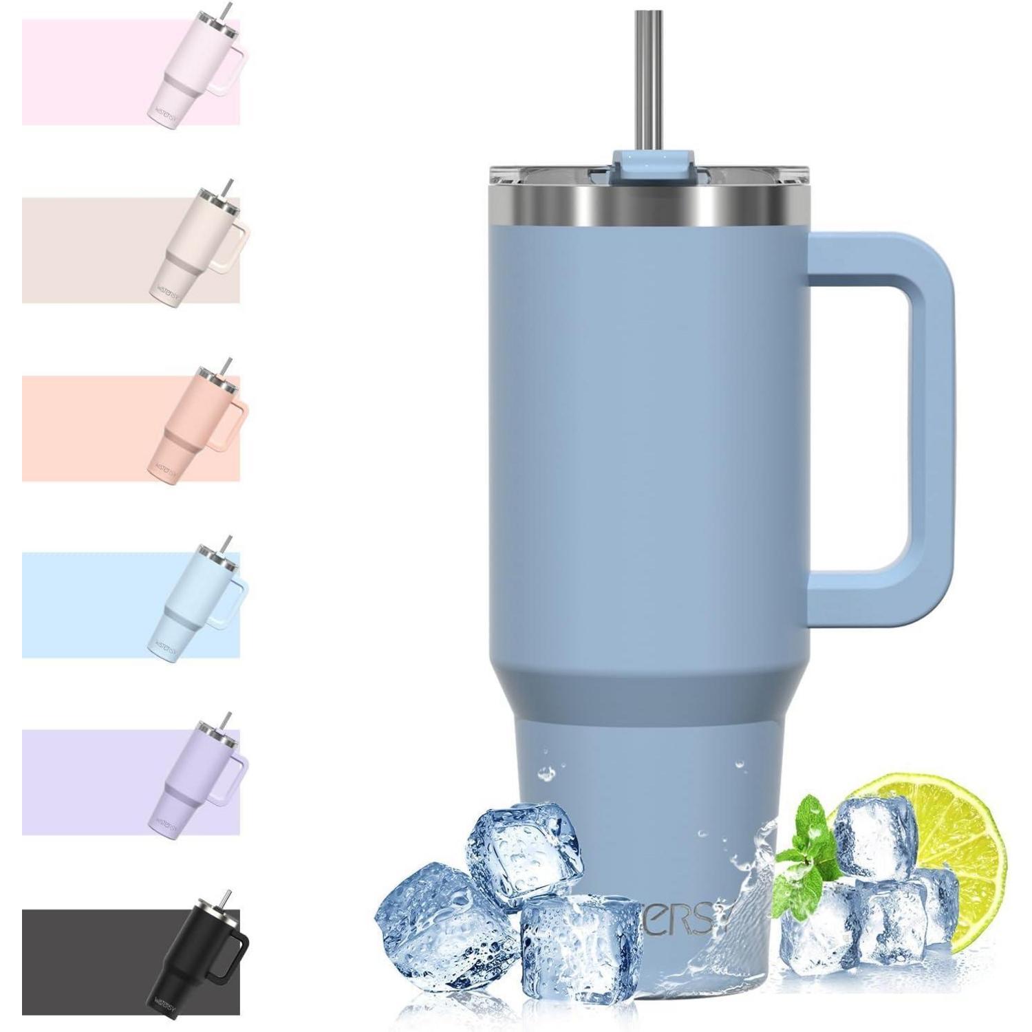 Isolierter Kaffeebecher 40oz Thermobecher Vakuum Auslaufsicher Trinkbecher Mit