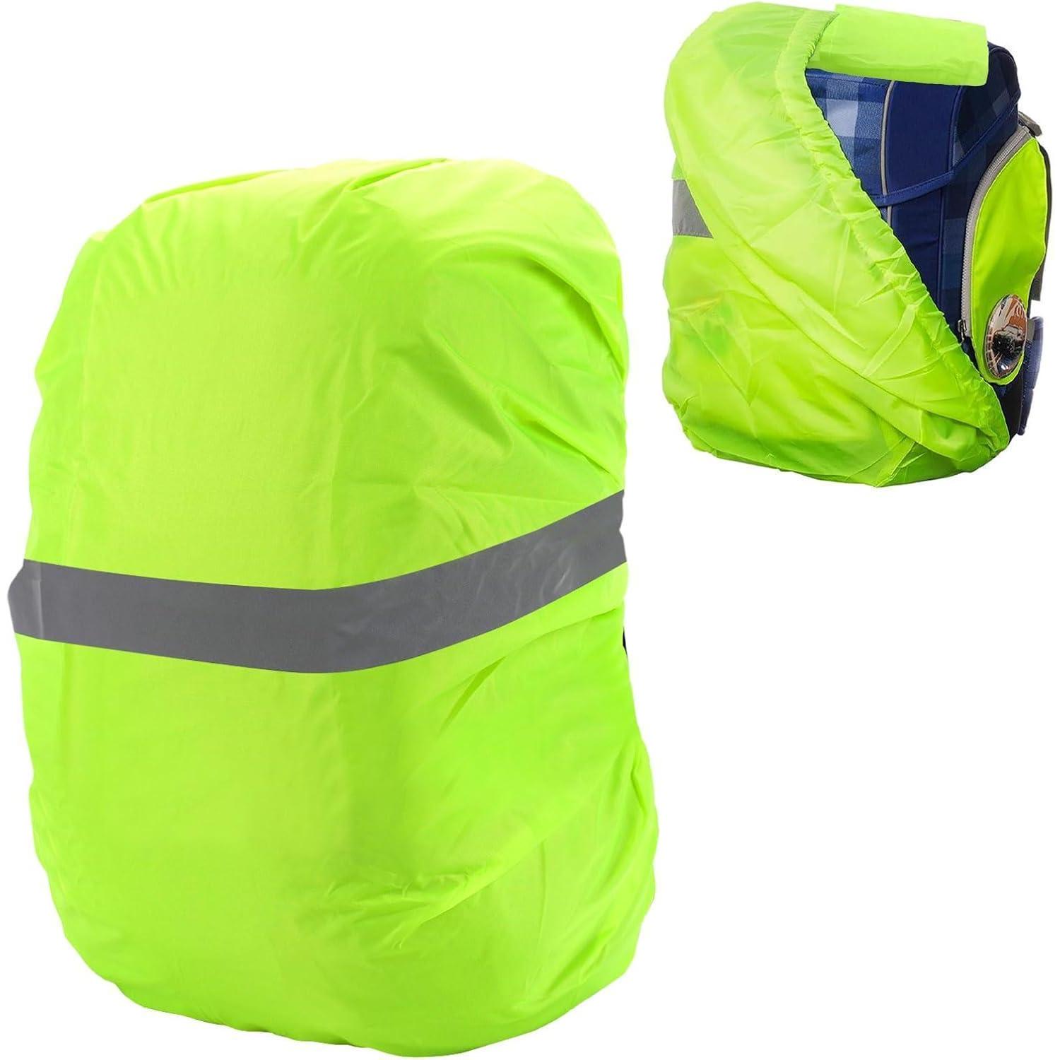 Regenschutz Schulranzen Rucksack 18-25l Reflektor Wasserdicht Fluoreszierend