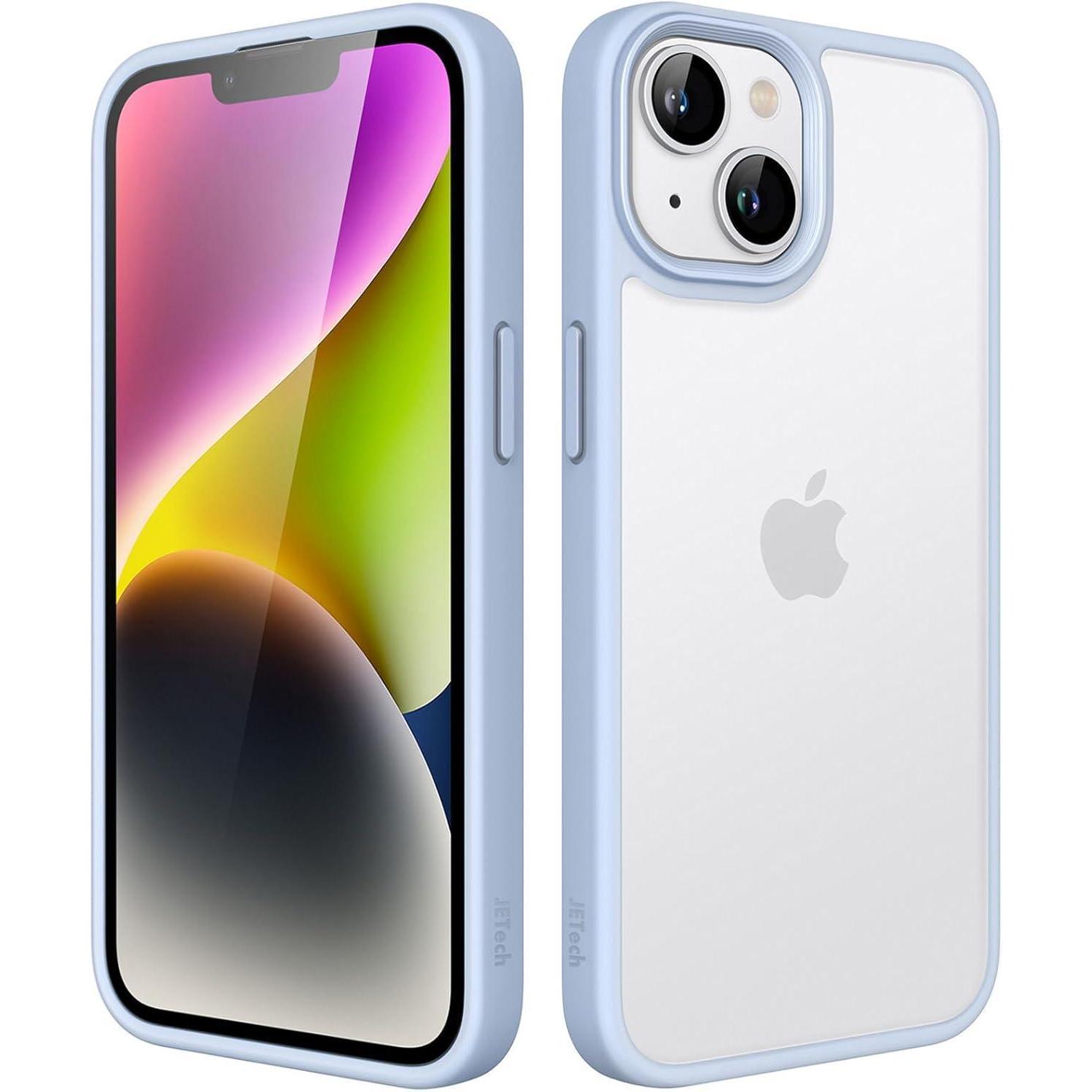 Handyhülle Iphone 14 Stoßfest Militärstandard Matt Himmelblau