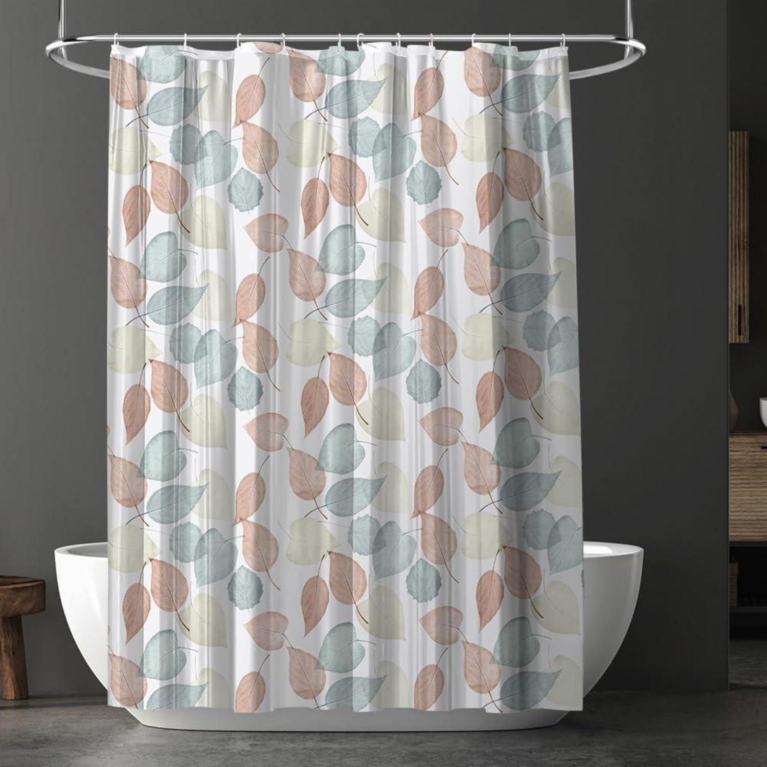 Duschvorhang Anti-schimmel Wasserdicht Peva 180x180 Cm Mit 12 Duschvorhangringen