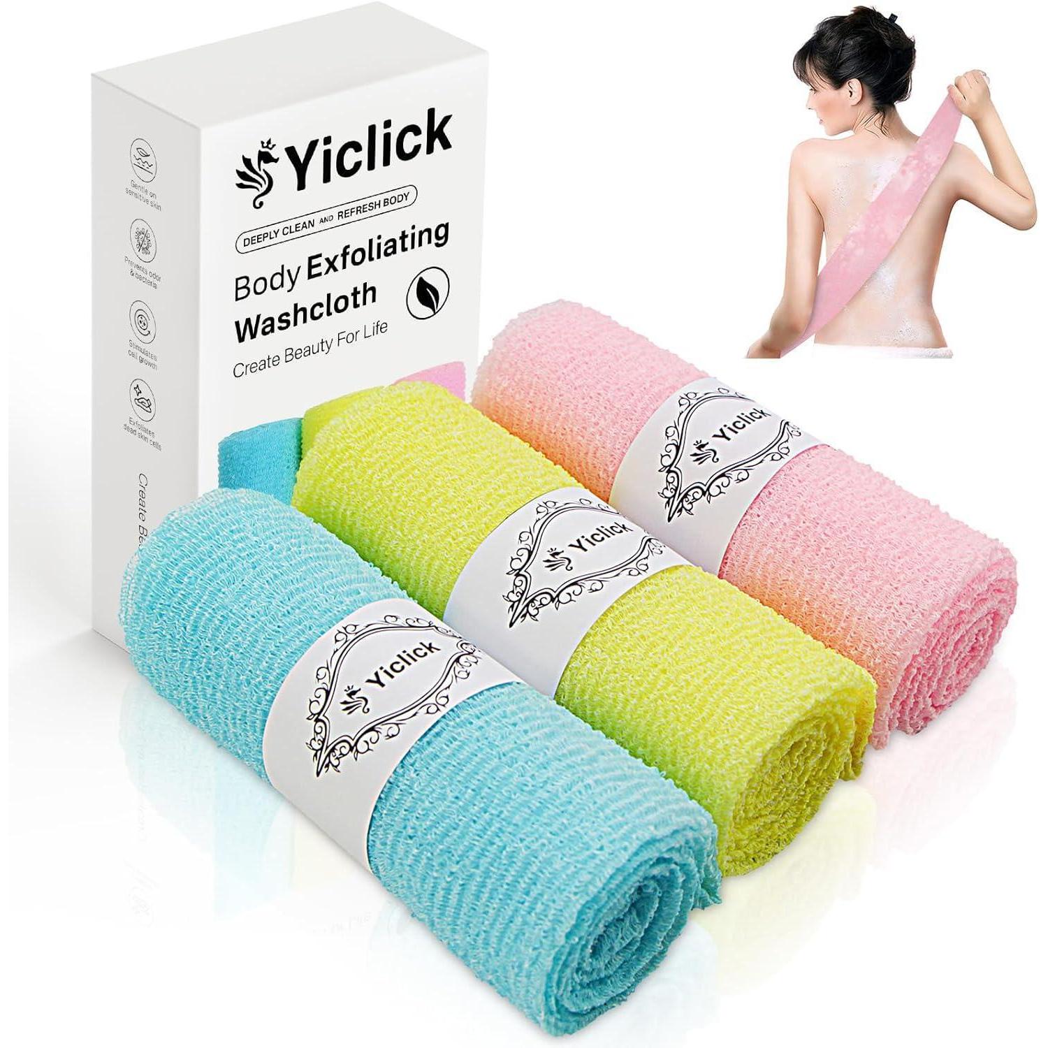 Peelinghandschuh Duschschwamm Body Scrubber Rückenbürste Luffa Sponge