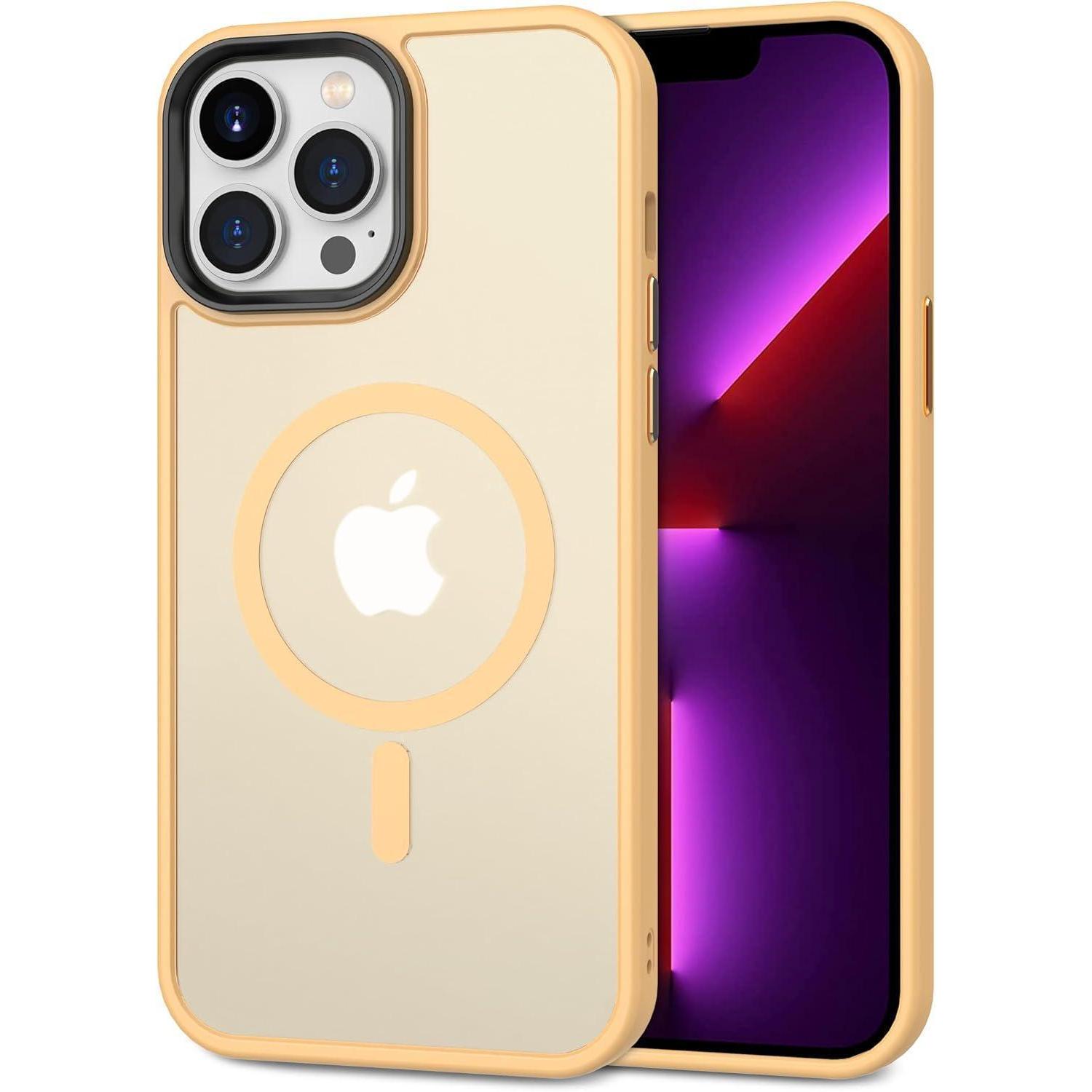 Hülle Iphone 13 Pro Max Kameraschutz Magsafe Iphone 13 Pro Max Orange