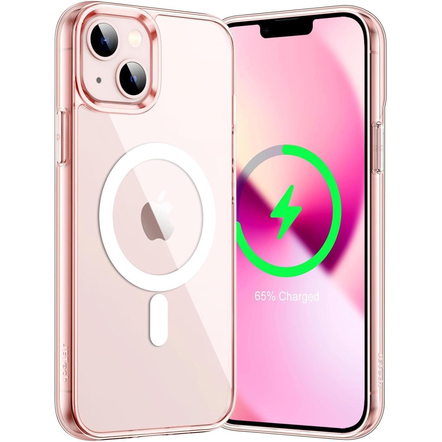 Handyhülle Iphone 13 Mini Magsafe Stoßfest Kratzfest Rosa