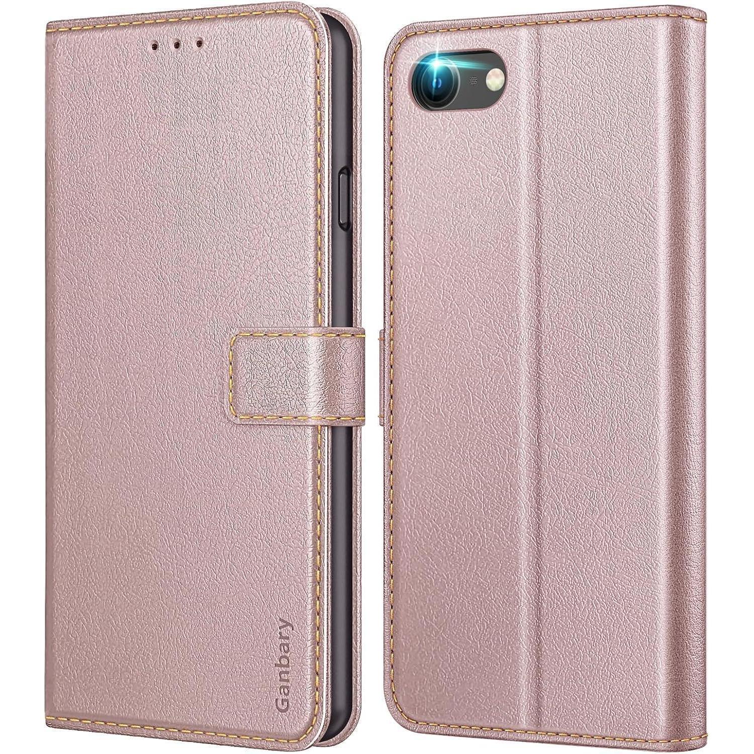 Leder Handyhülle Iphone Se 2022 Se 2020 7 8 Roségold