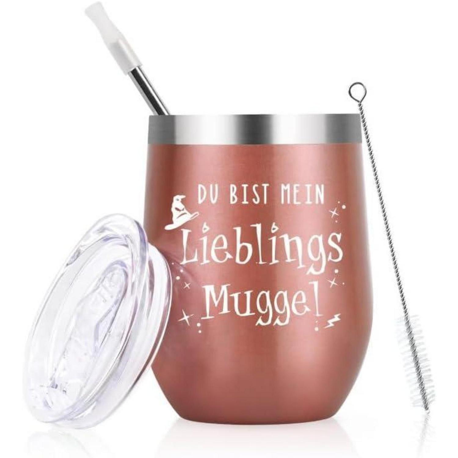 Kaffeebecher 350ml 12oz 12oz (350ml) Lieblings Muggel - Ros&xe9gold